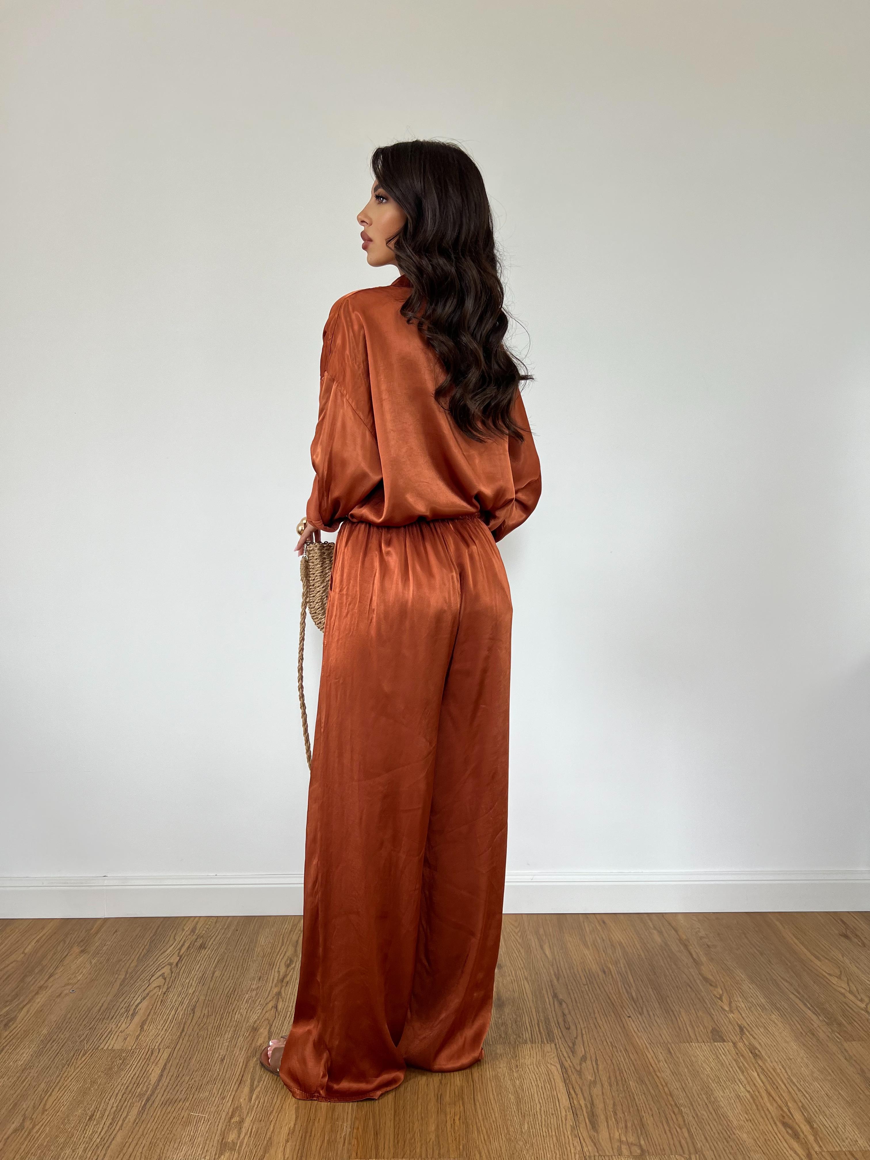 Pantalone Satin Terra