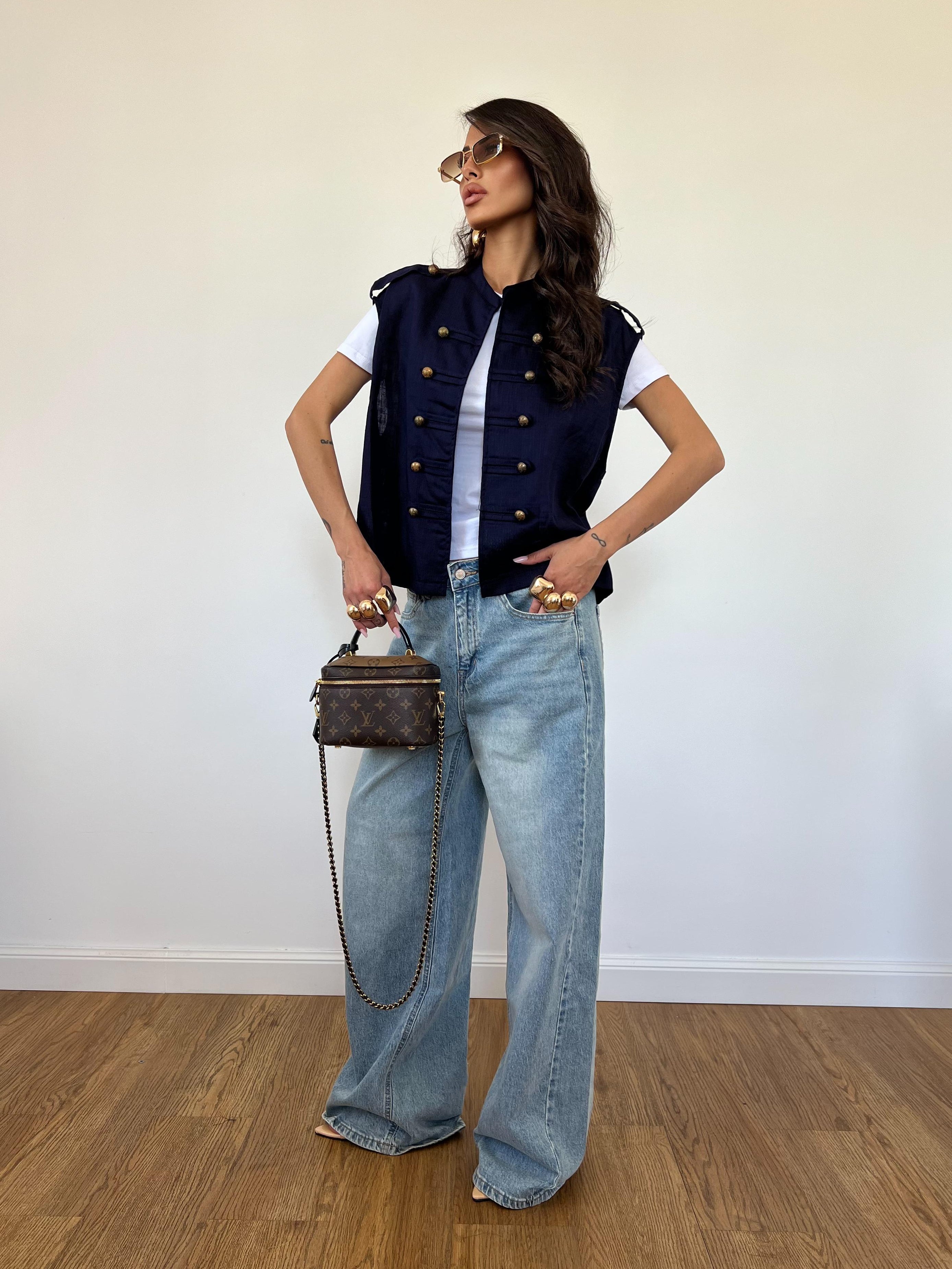 Gilet Normandi Blu Notte