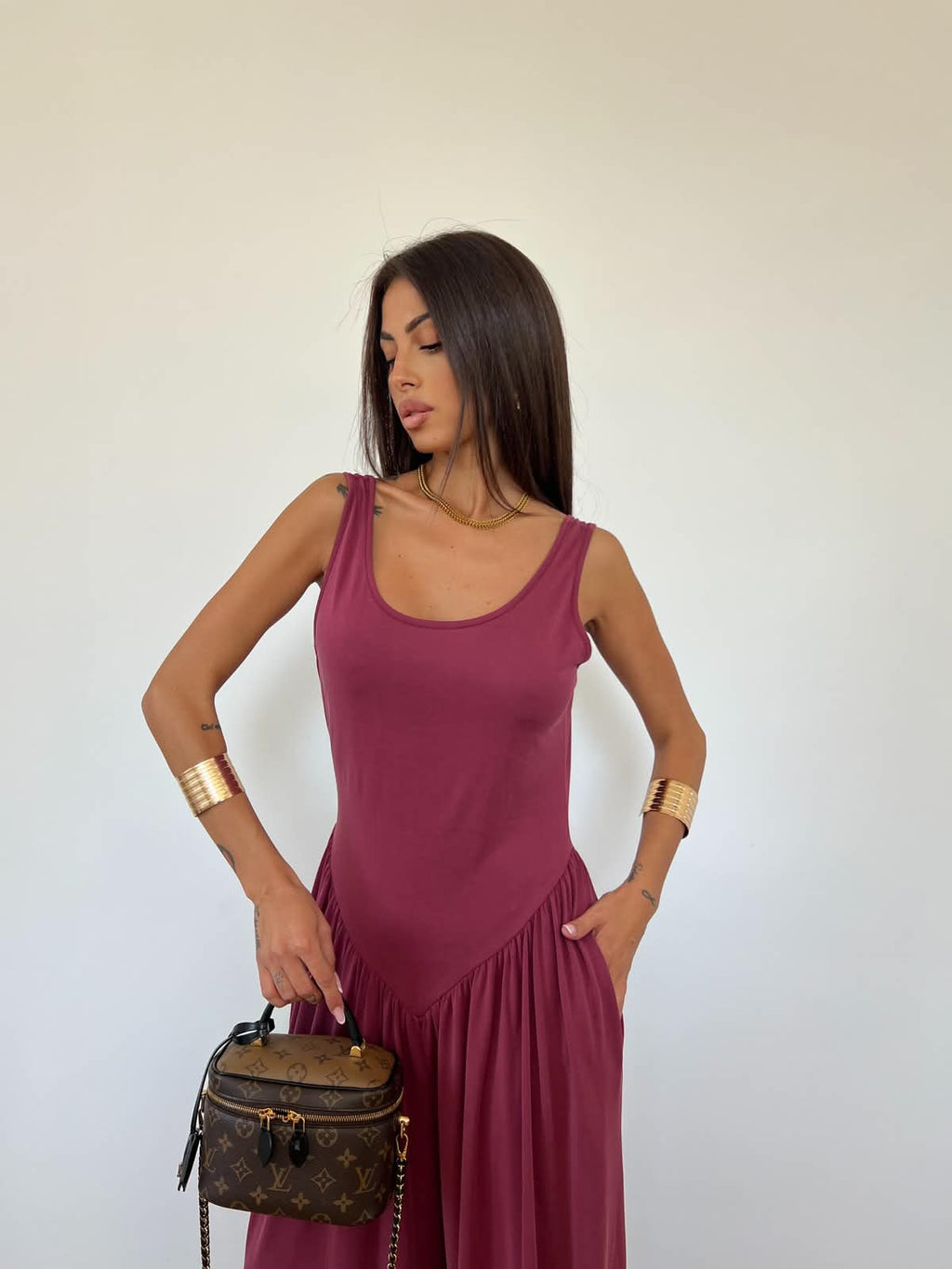 Jumpsuit Nora Prugna