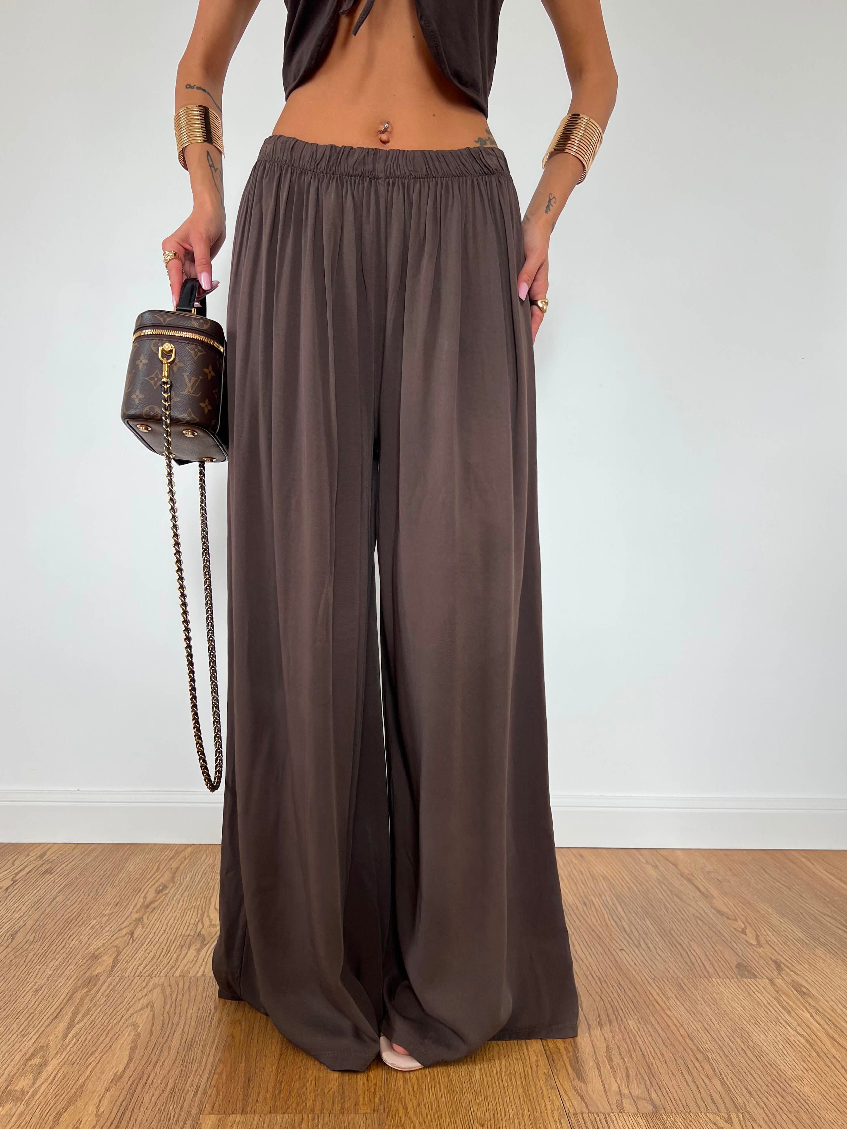 Pantalone Elisa Marrone