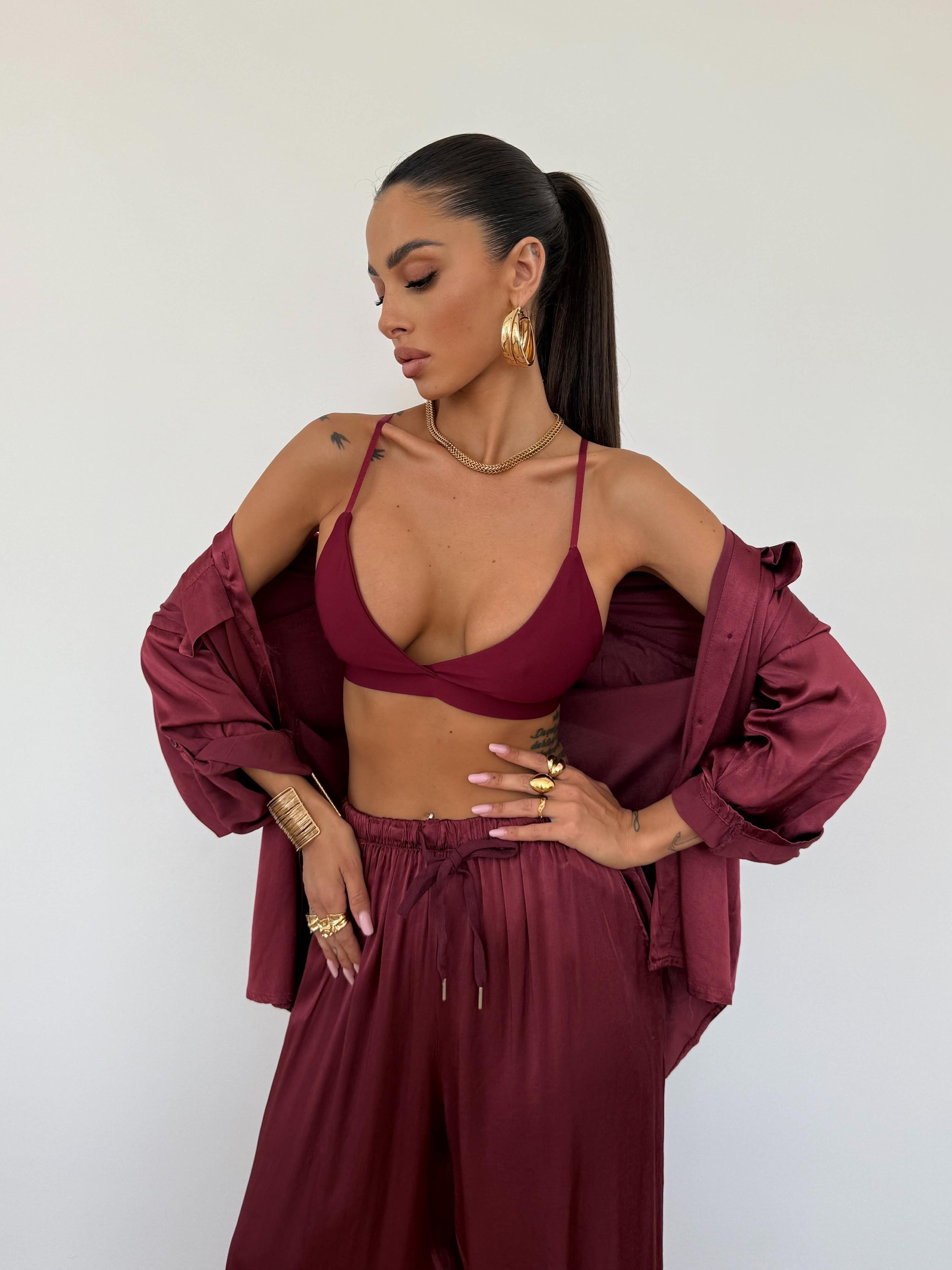 Top Bralette Bordeaux
