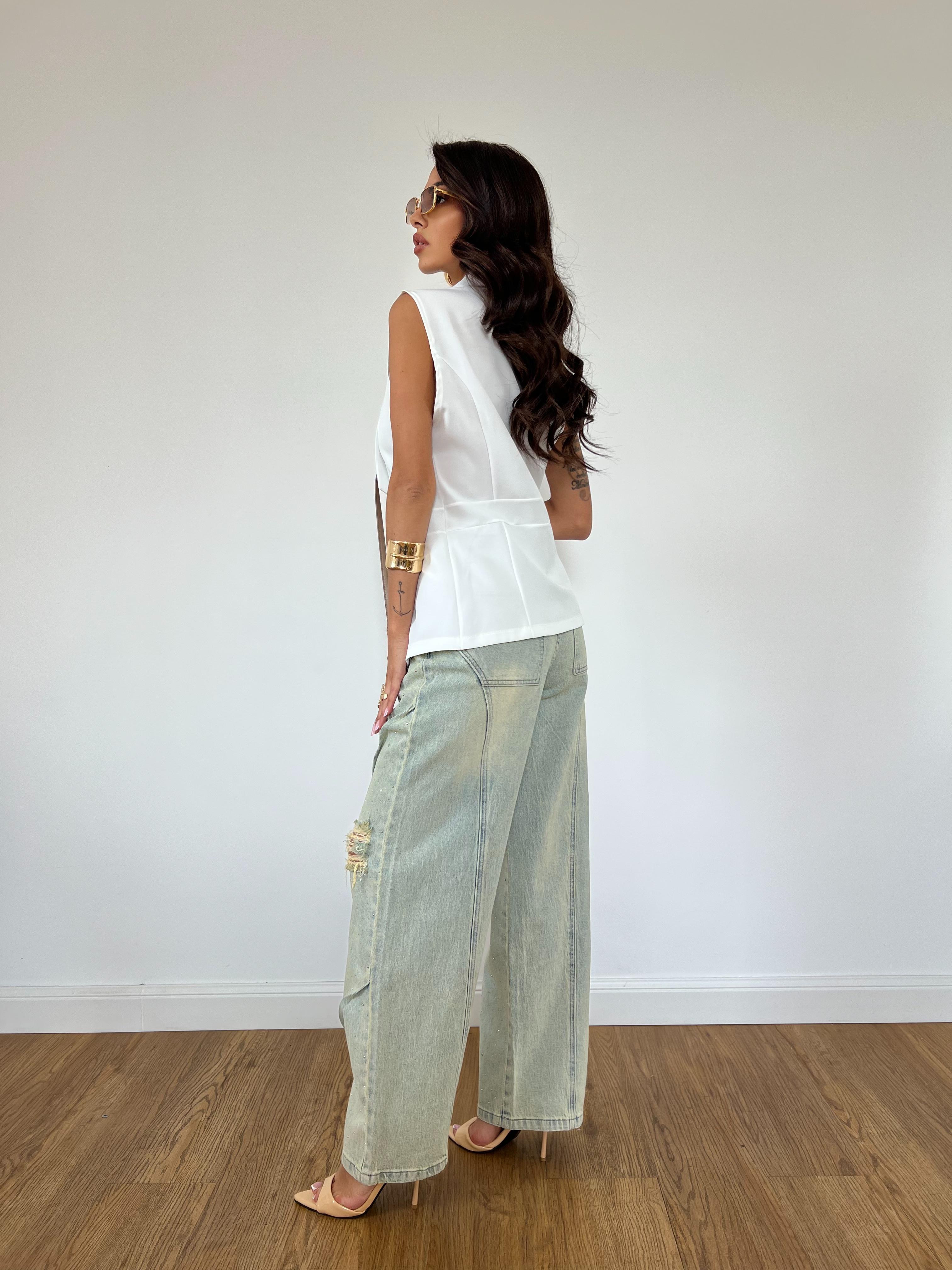 Jeans Strass Strach