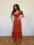 Vestito Ines Ruggine