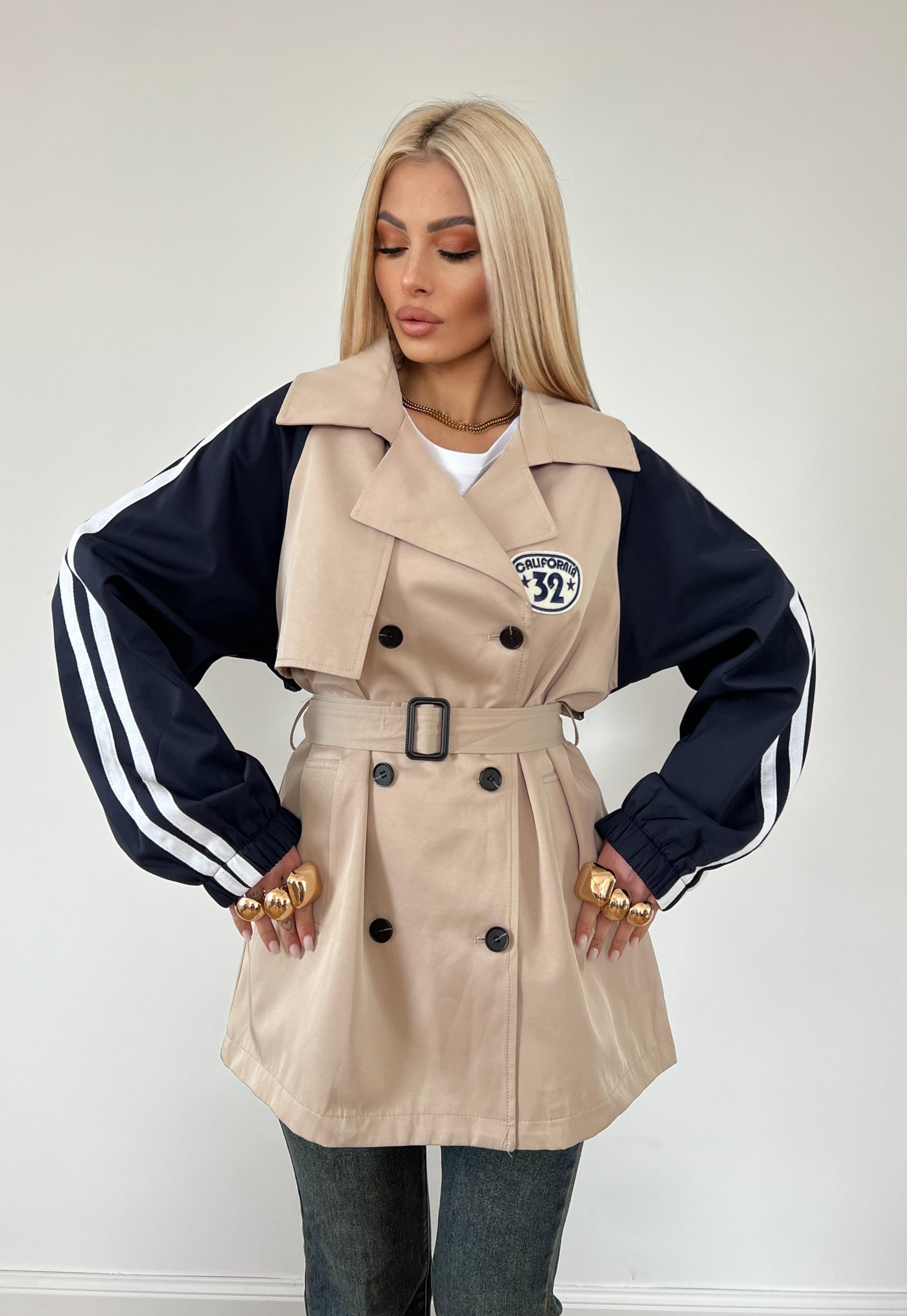 Trench Adidas California Beige Chiaro