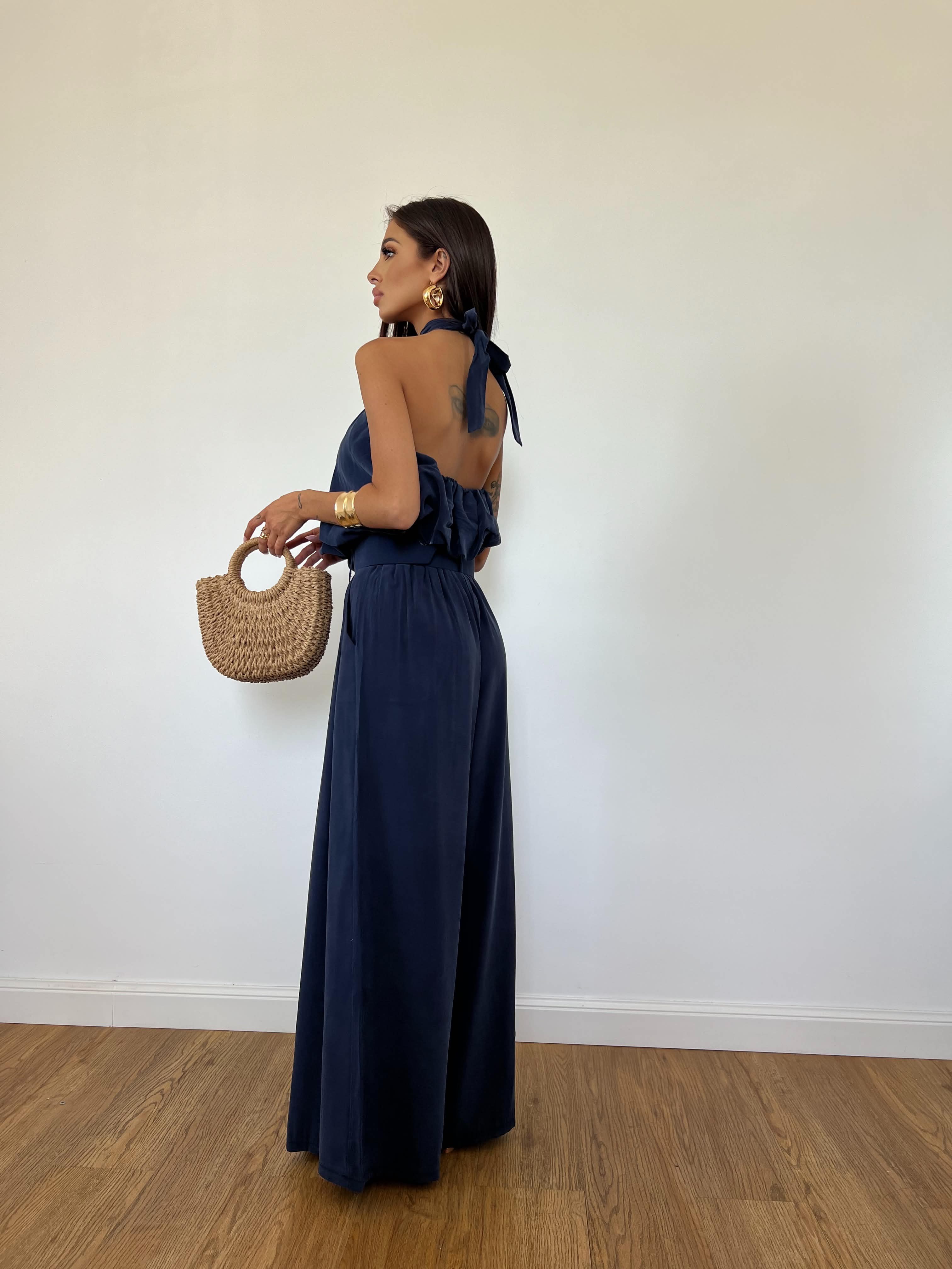 Top Olga Blu Notte