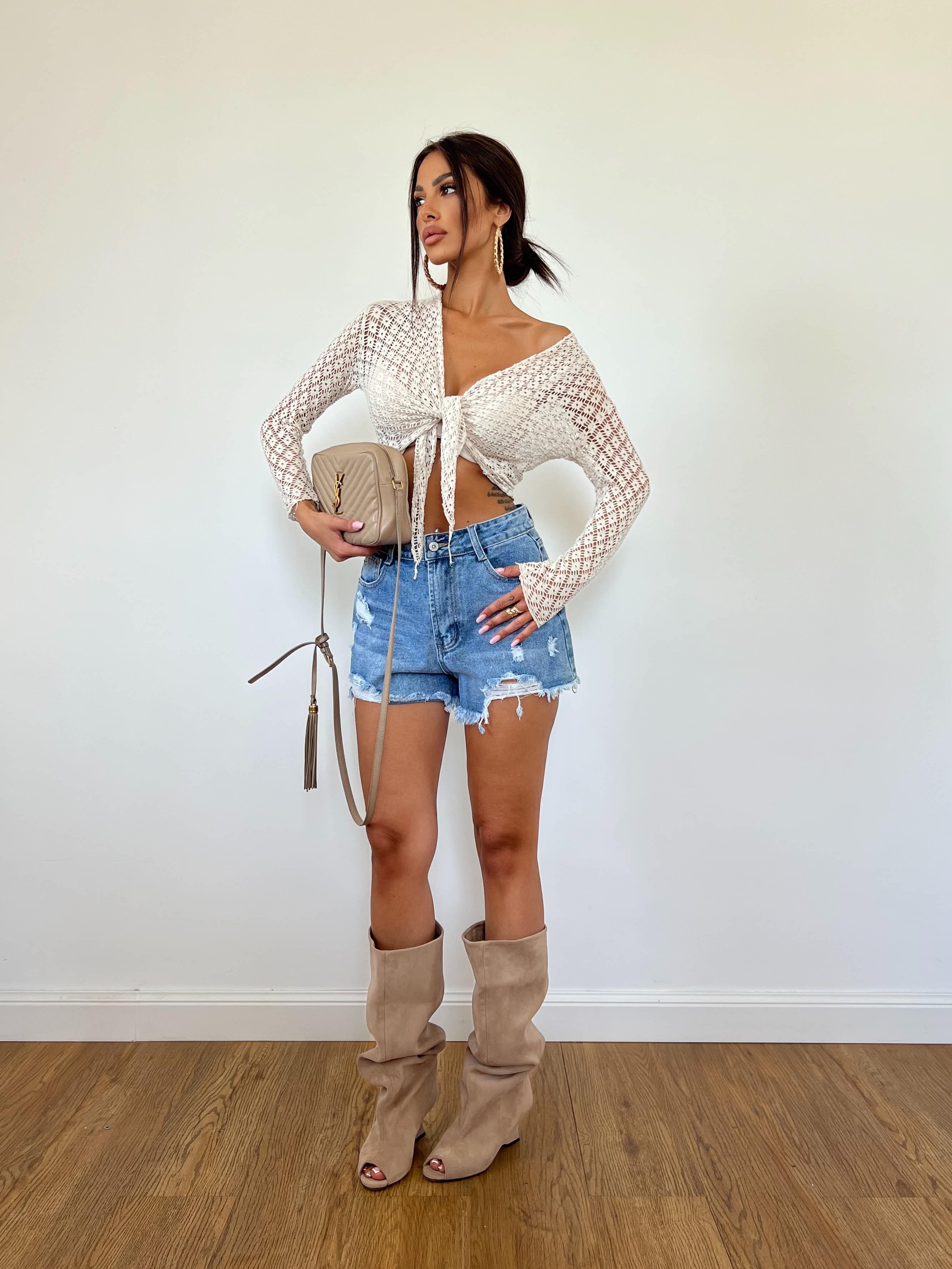 Cardigan Esra Sabbia