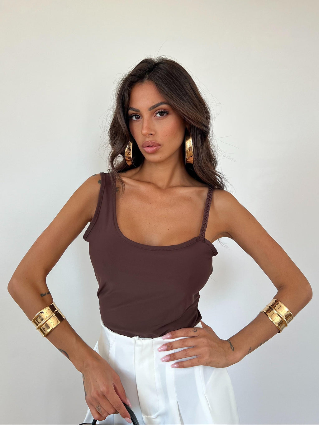 Body Treccia Marrone