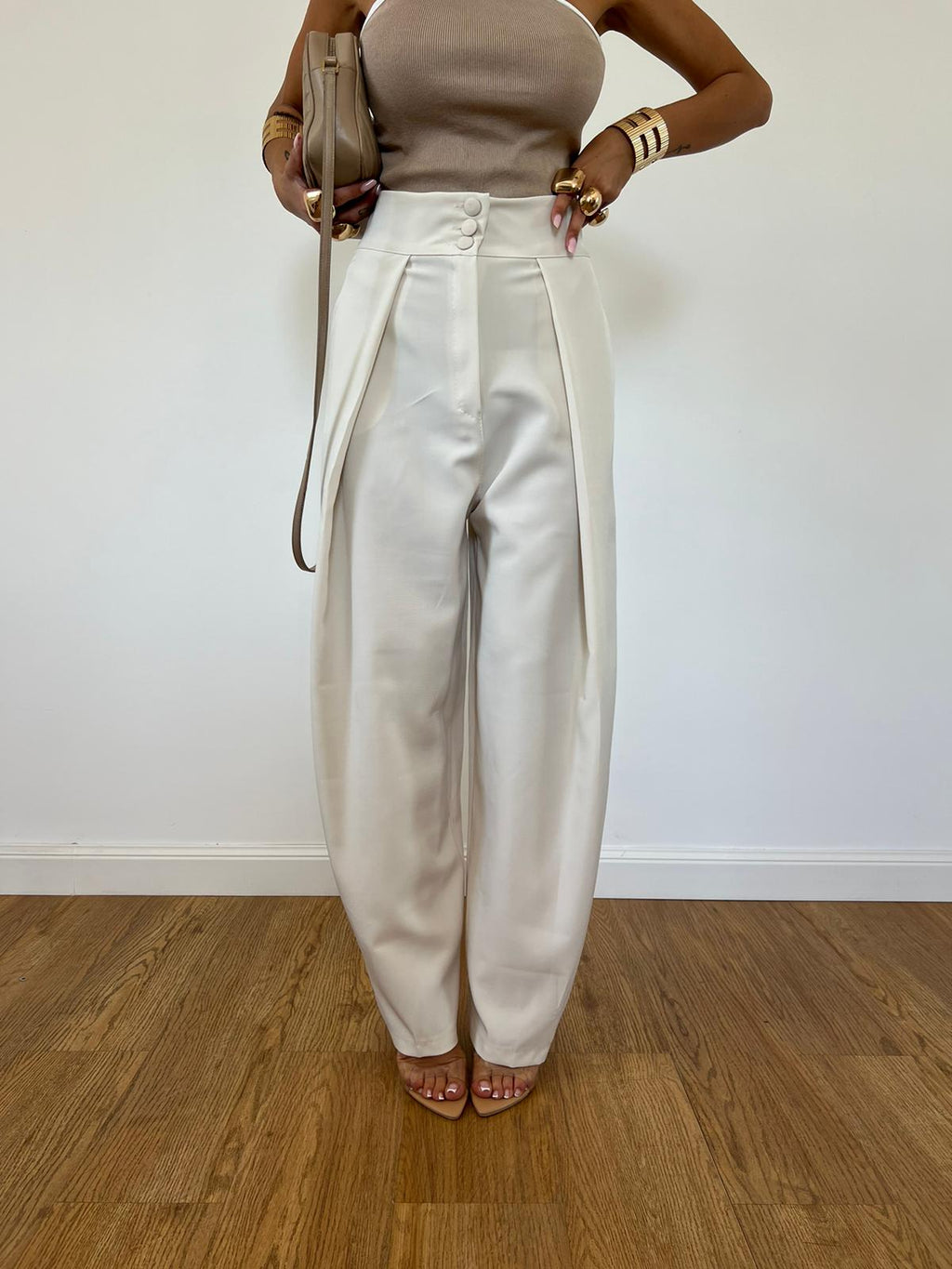 Pantalone Amanda Beige