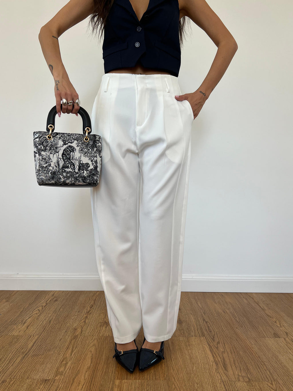 Pantalone Ischia Bianco