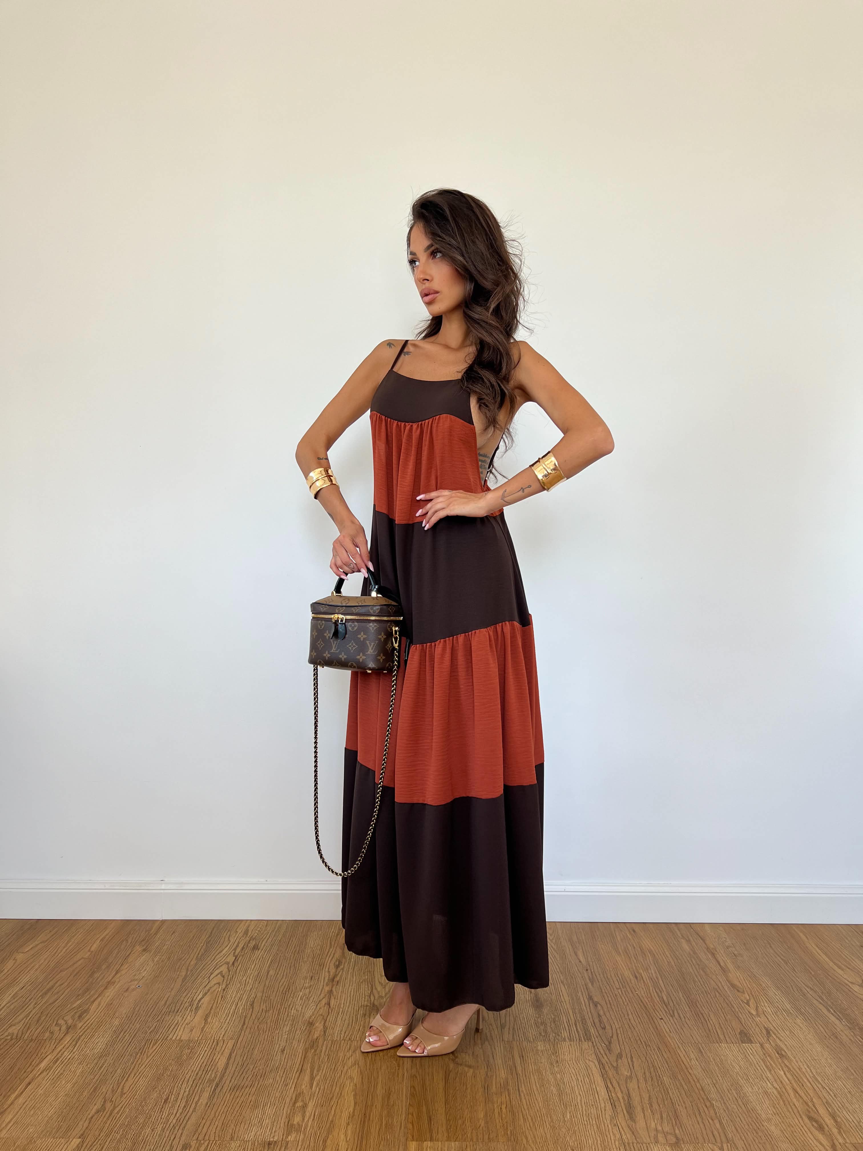 Vestito Melody Ruggine