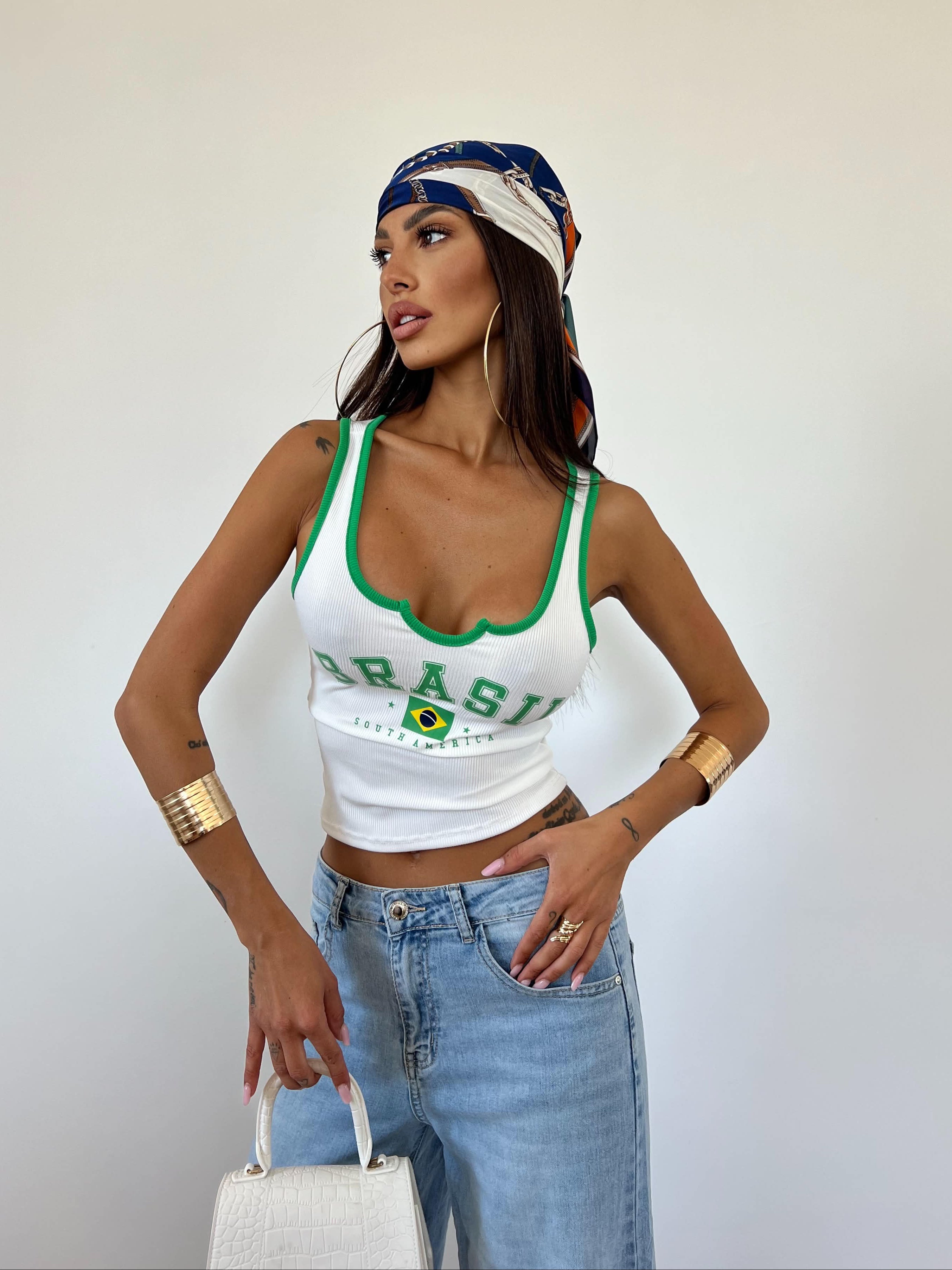 Top Brasil Bianco