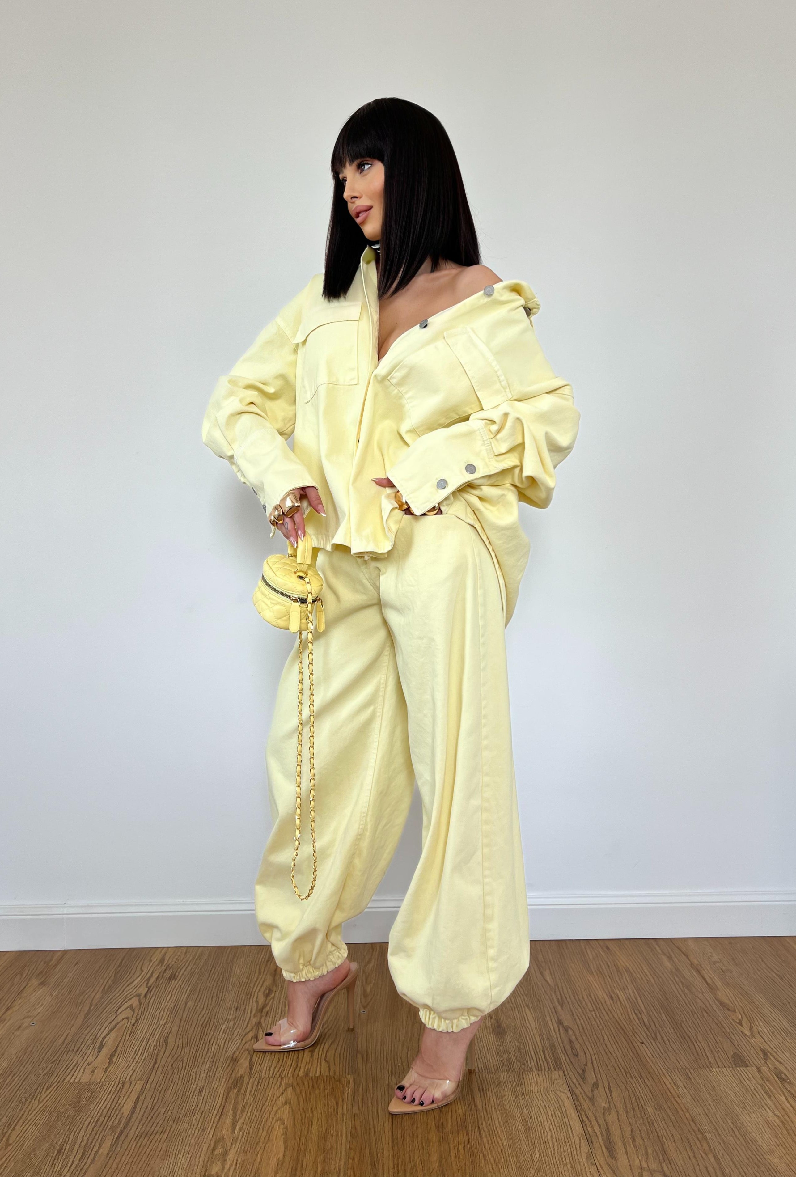 Coordinato Denim Dean Giallo