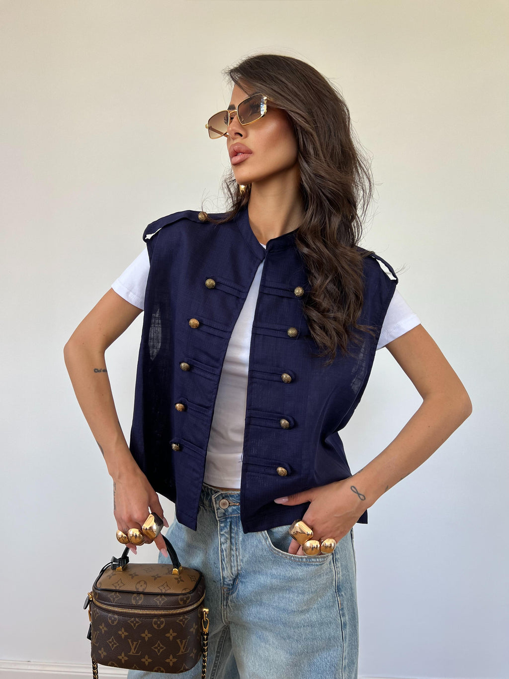Gilet Normandi Blu Notte