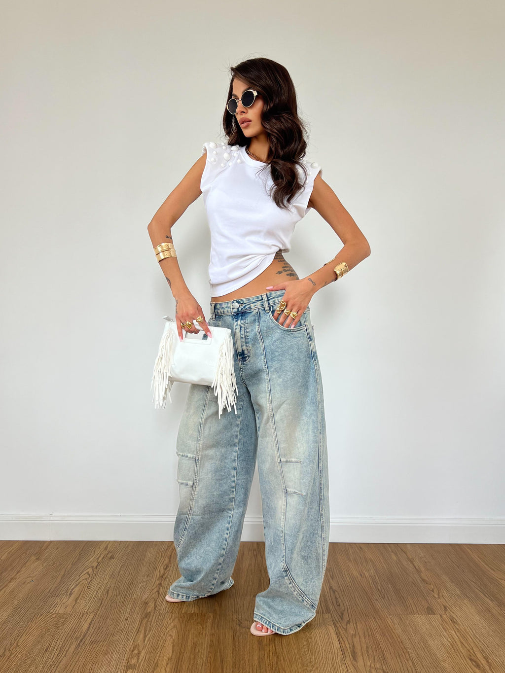 T-Shirt Gennesse Ball Bianco
