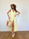 Vestito Dora Giallo Pastello