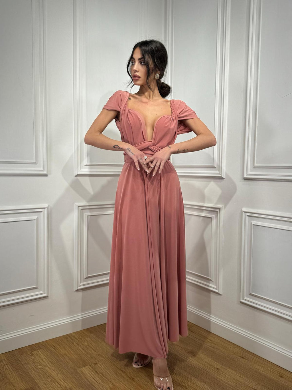 Vestito Infinity Rosa Antico