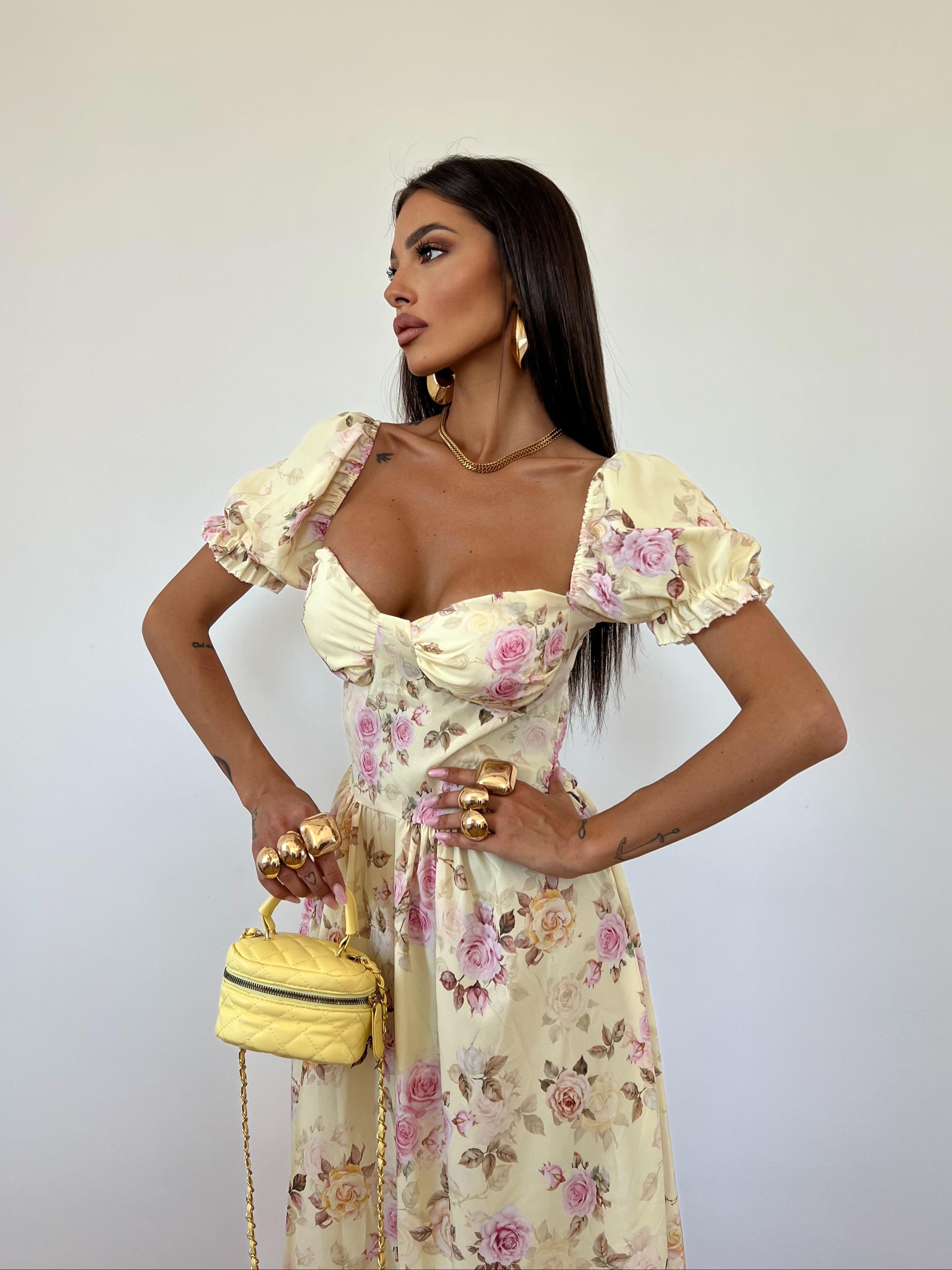 Vestito Camille Giallo