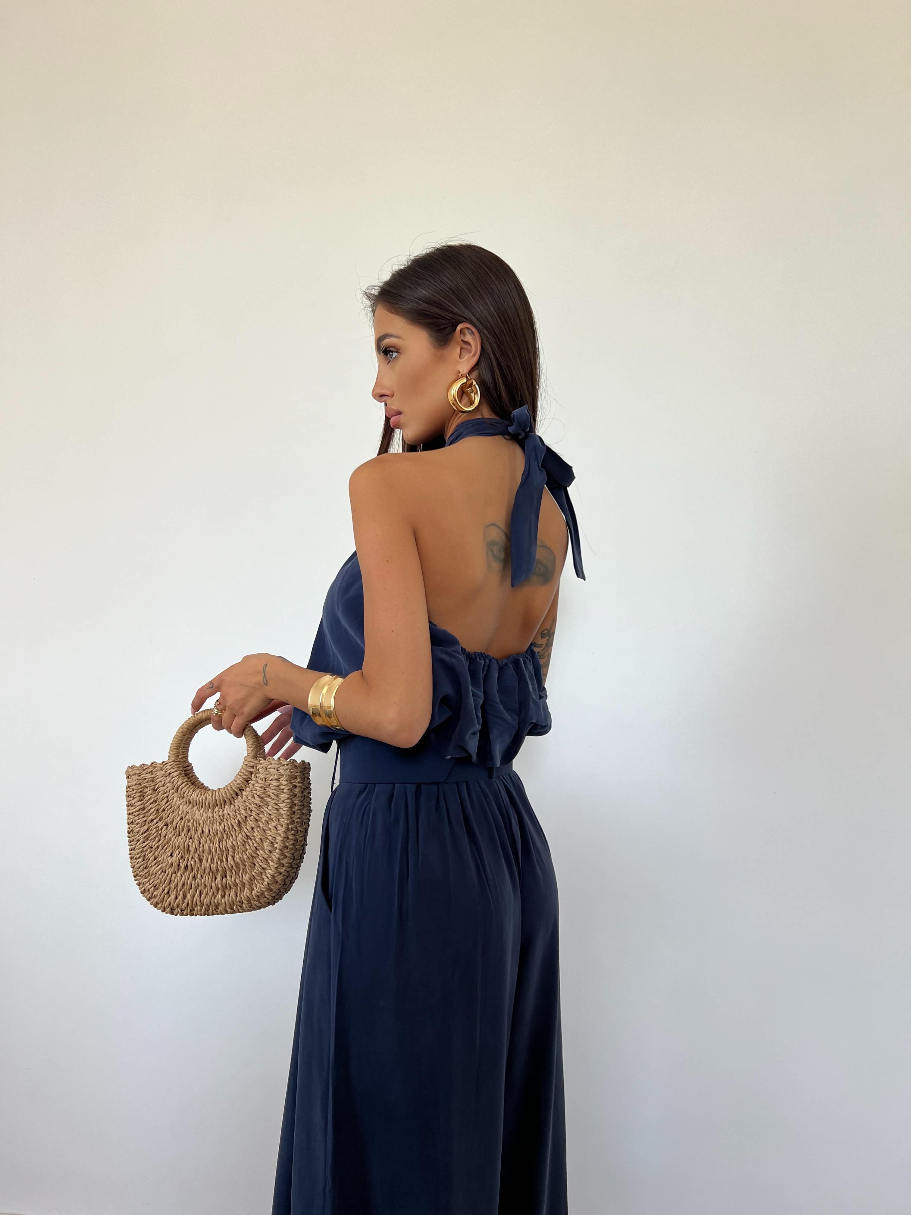 Top Olga Blu Notte