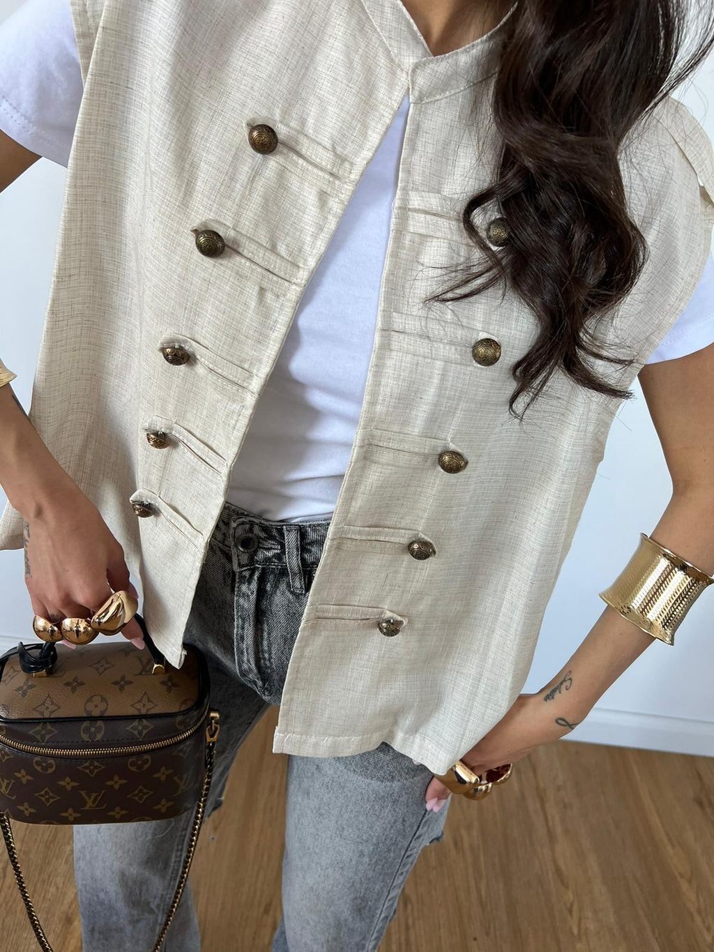 Gilet Normandi Beige