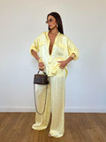 Pantalone Satin Giallo