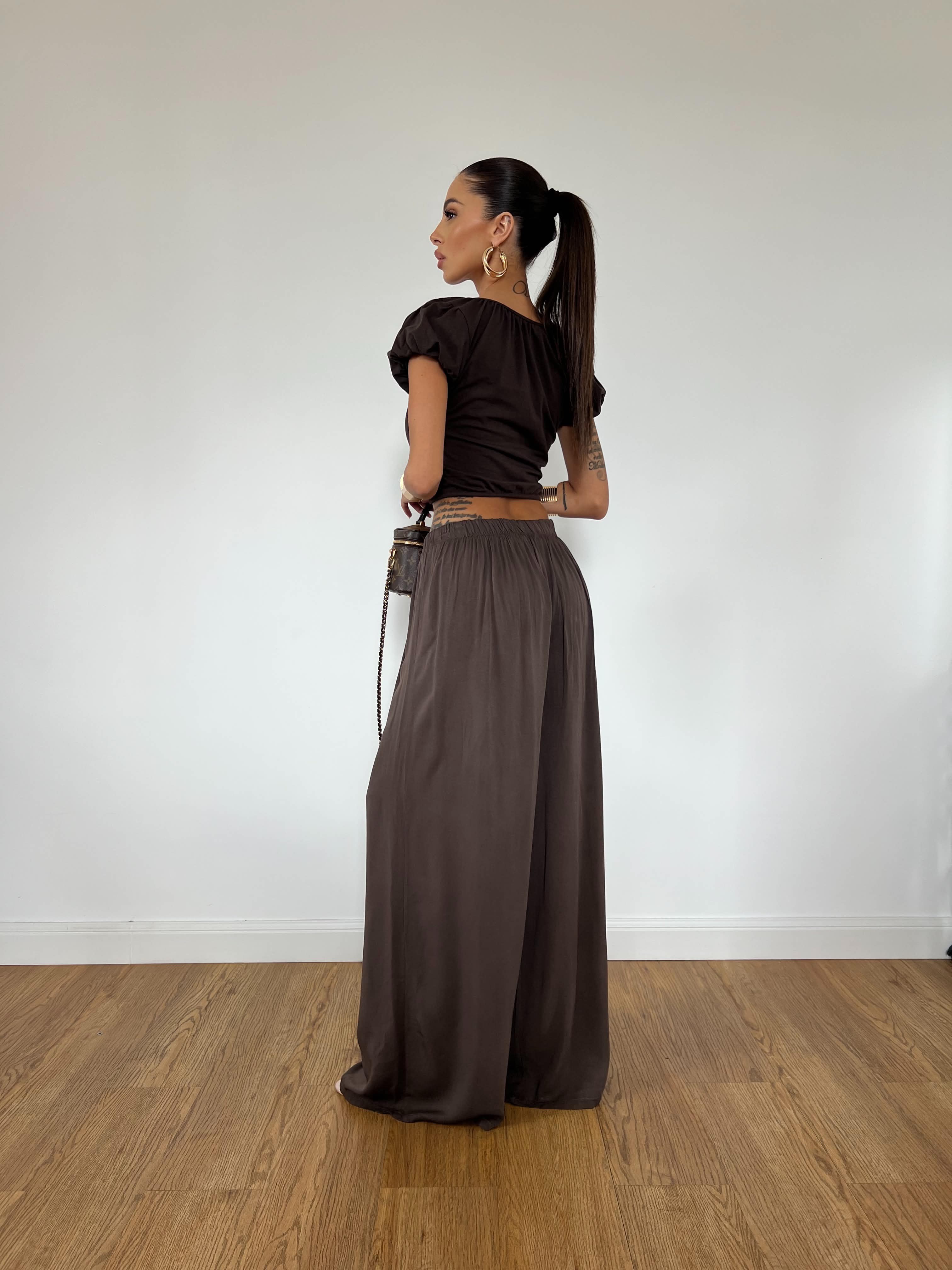 Pantalone Elisa Marrone