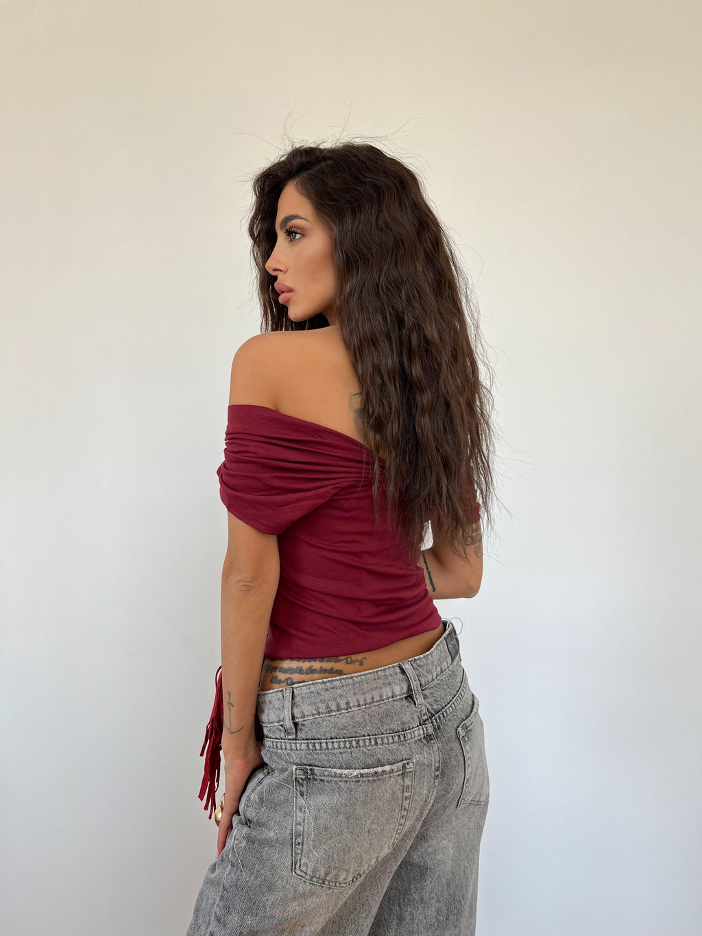Top Tonia Bordeaux