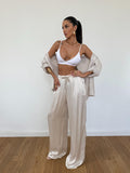 Pantalone Satin Ghiaccio
