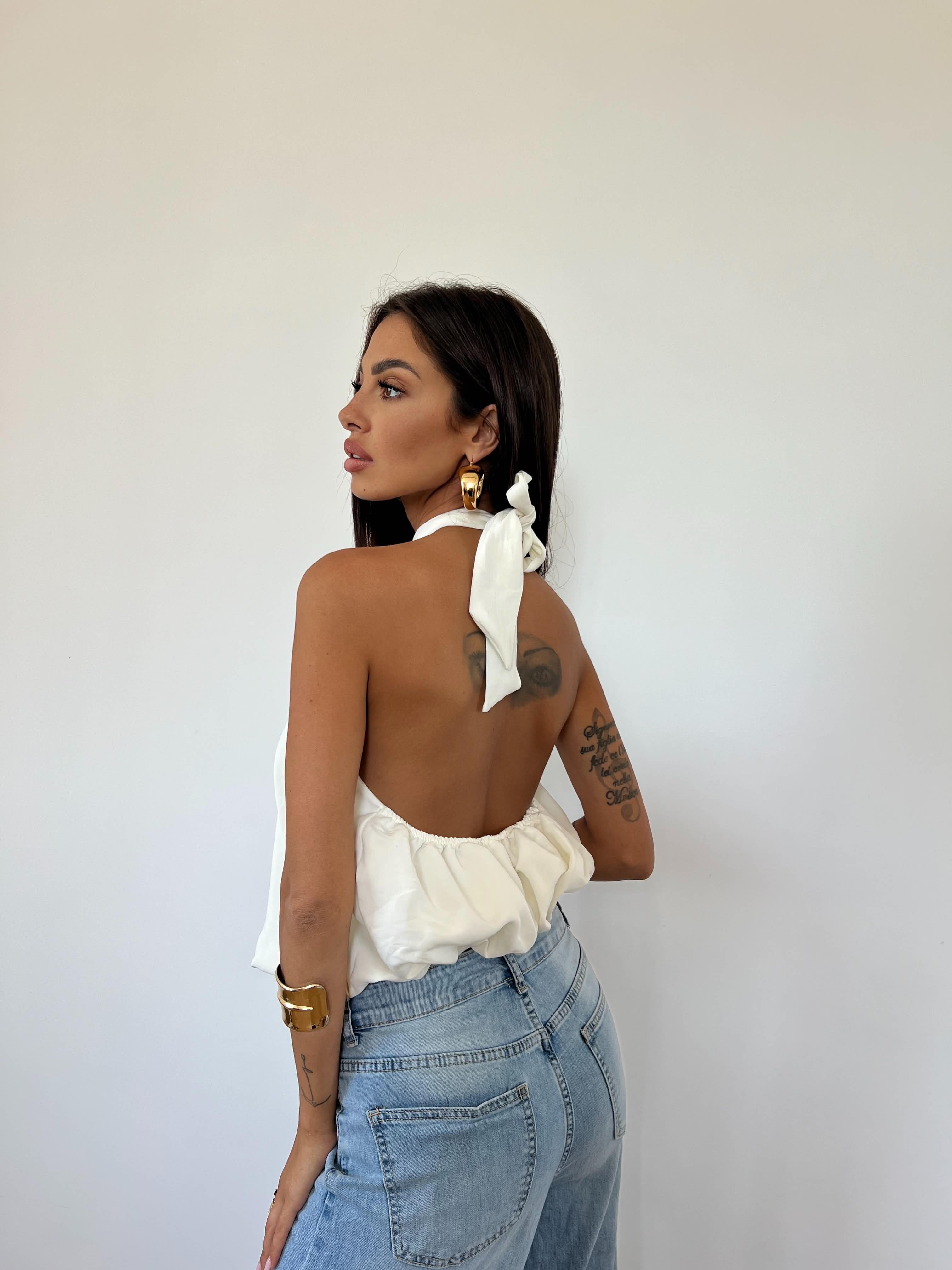 Top Olga Bianco
