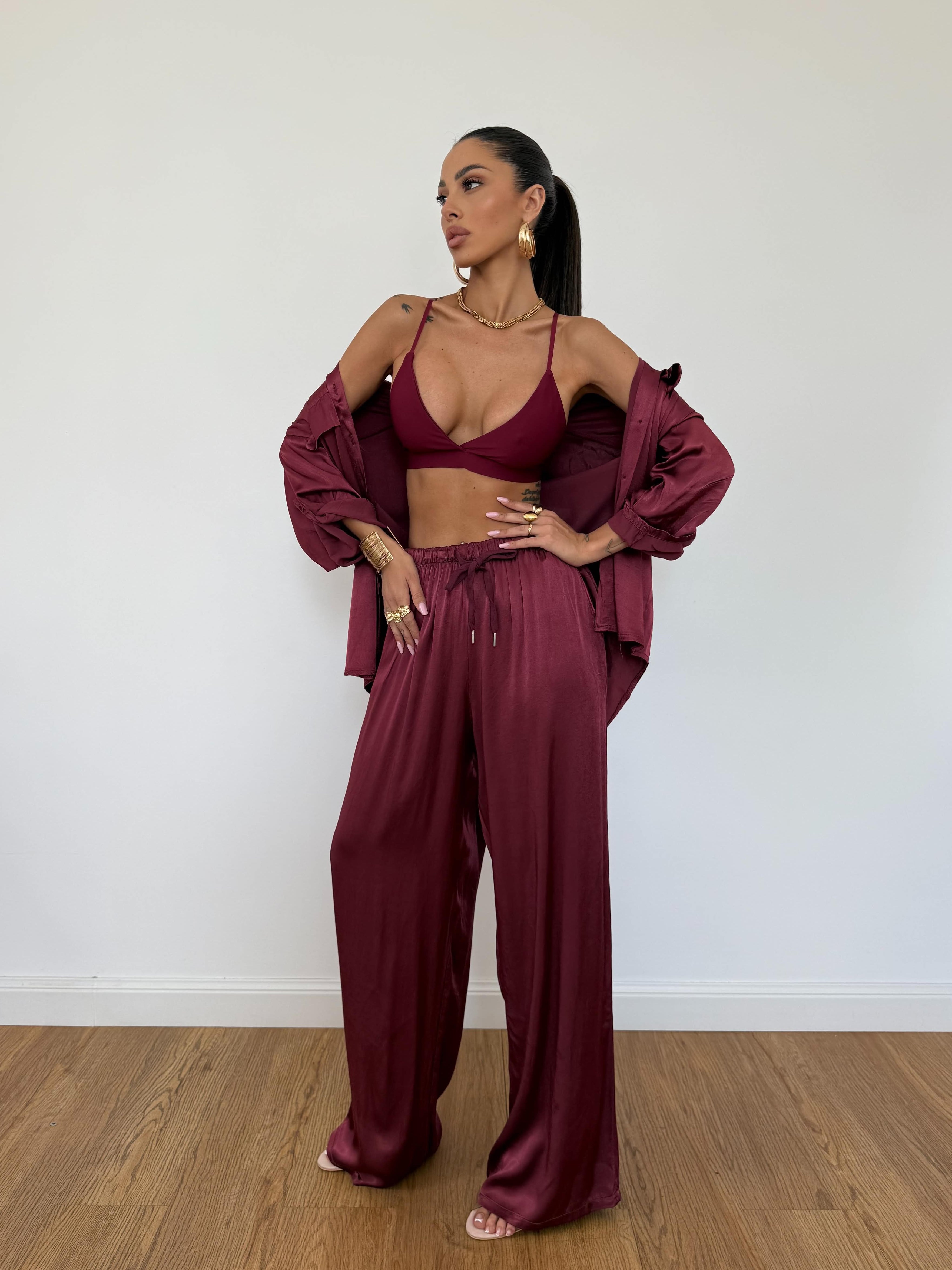 Top Bralette Bordeaux