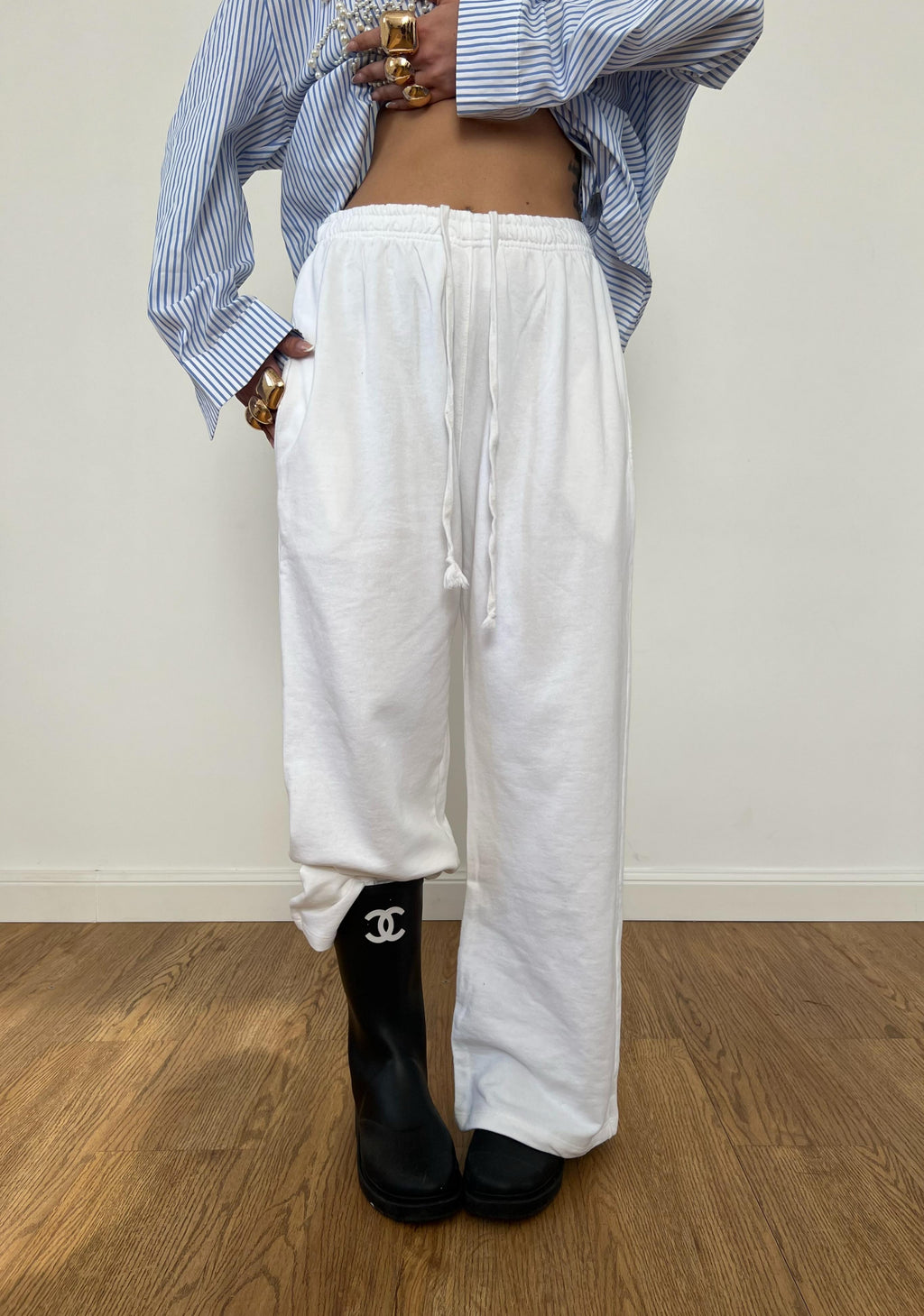 Pantalone Tuta Classic Bianco