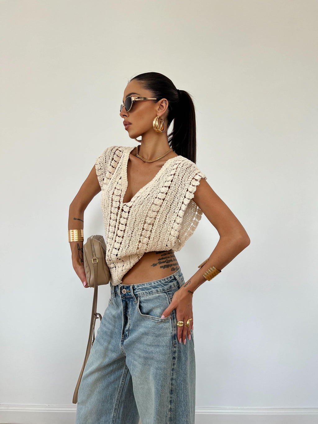 Top Bernabei Beige