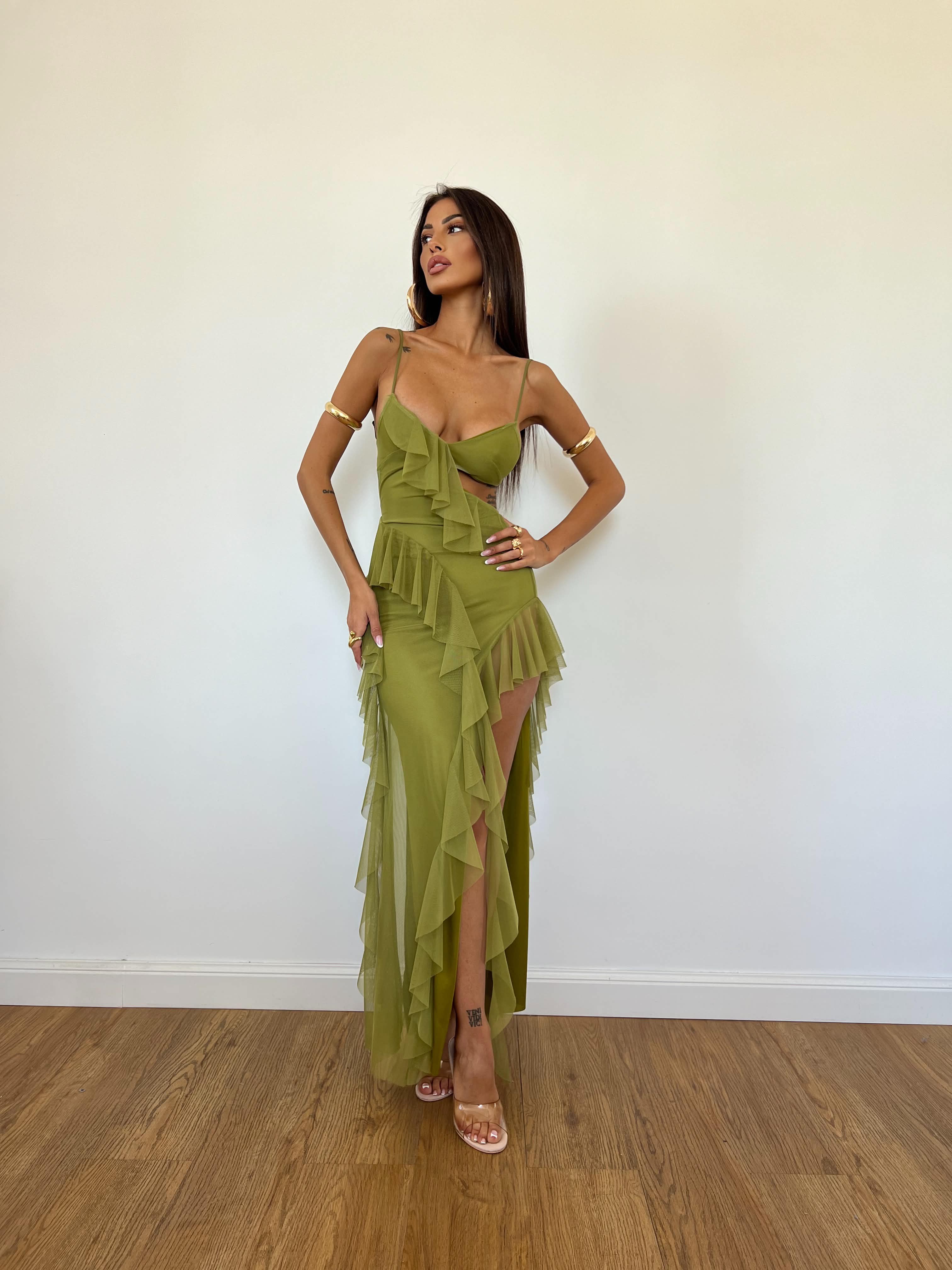 Vestito Hera Verde Pistacchio