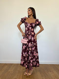 Vestito Camille Bordeaux