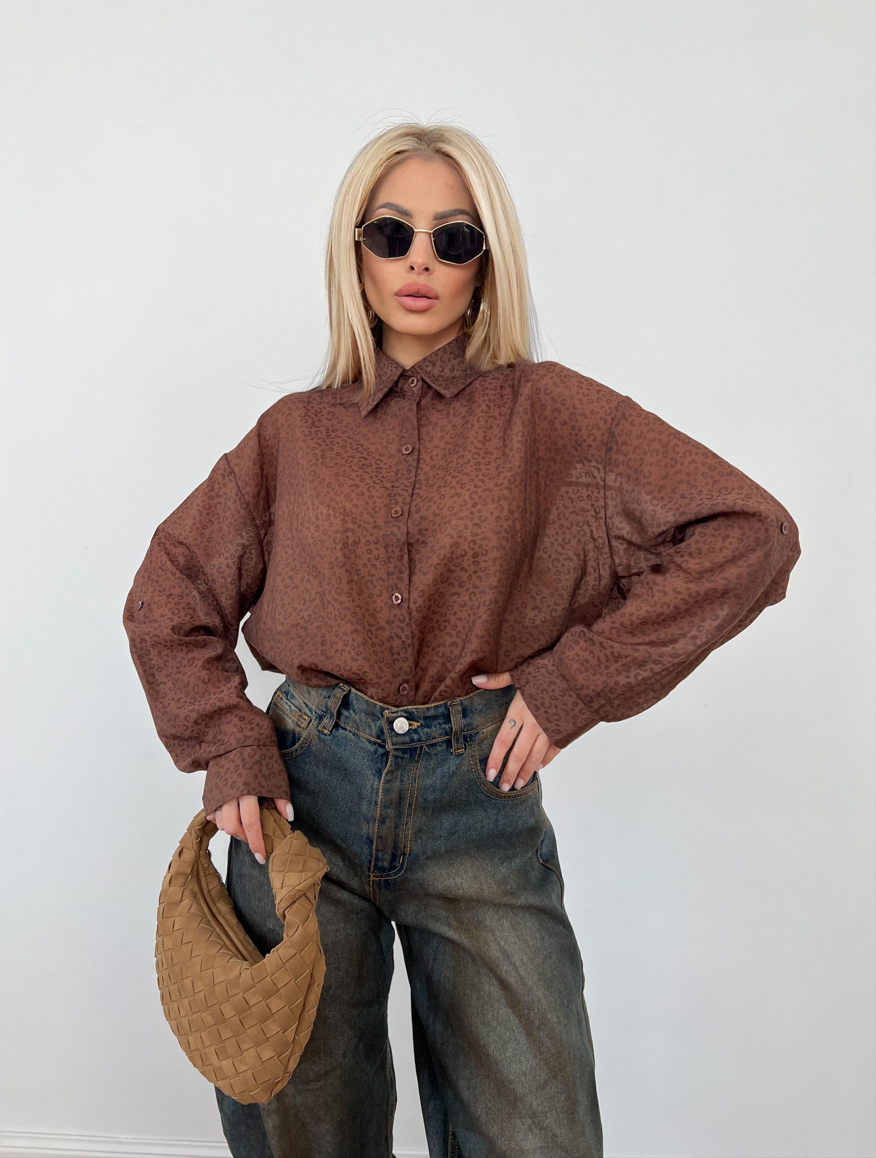 Camicia Urban Wild Marrone