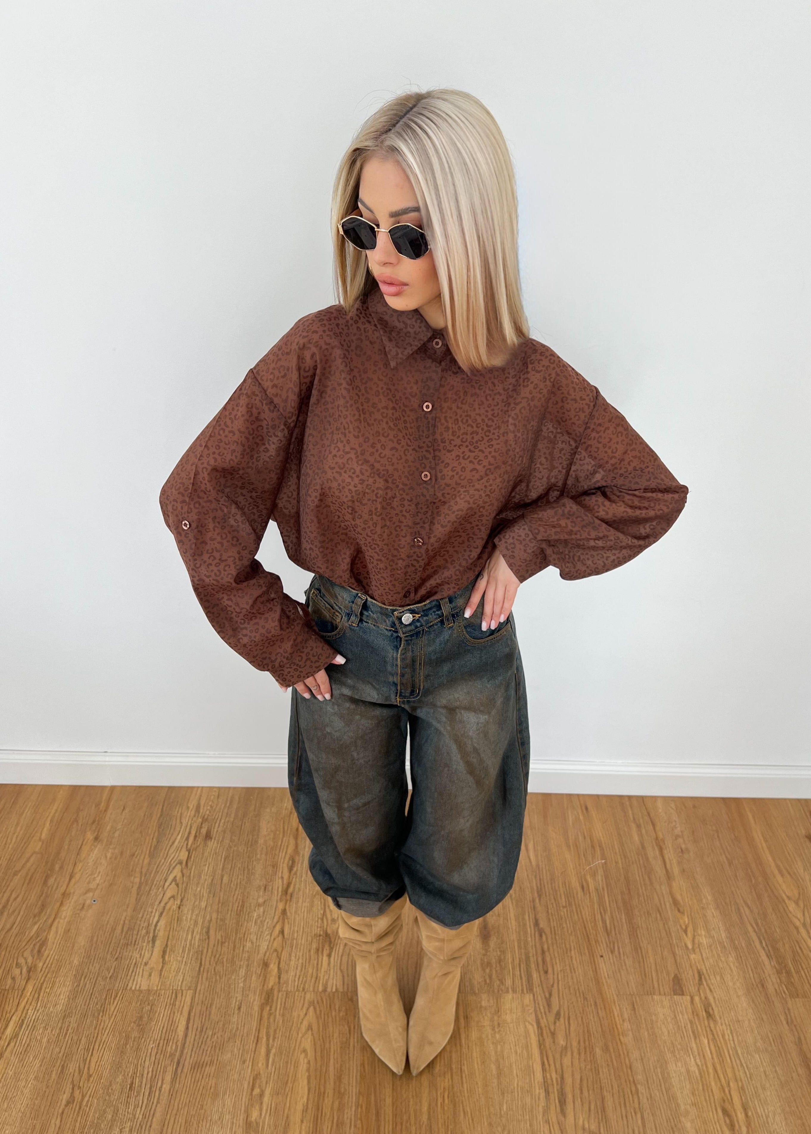 Camicia Urban Wild Marrone