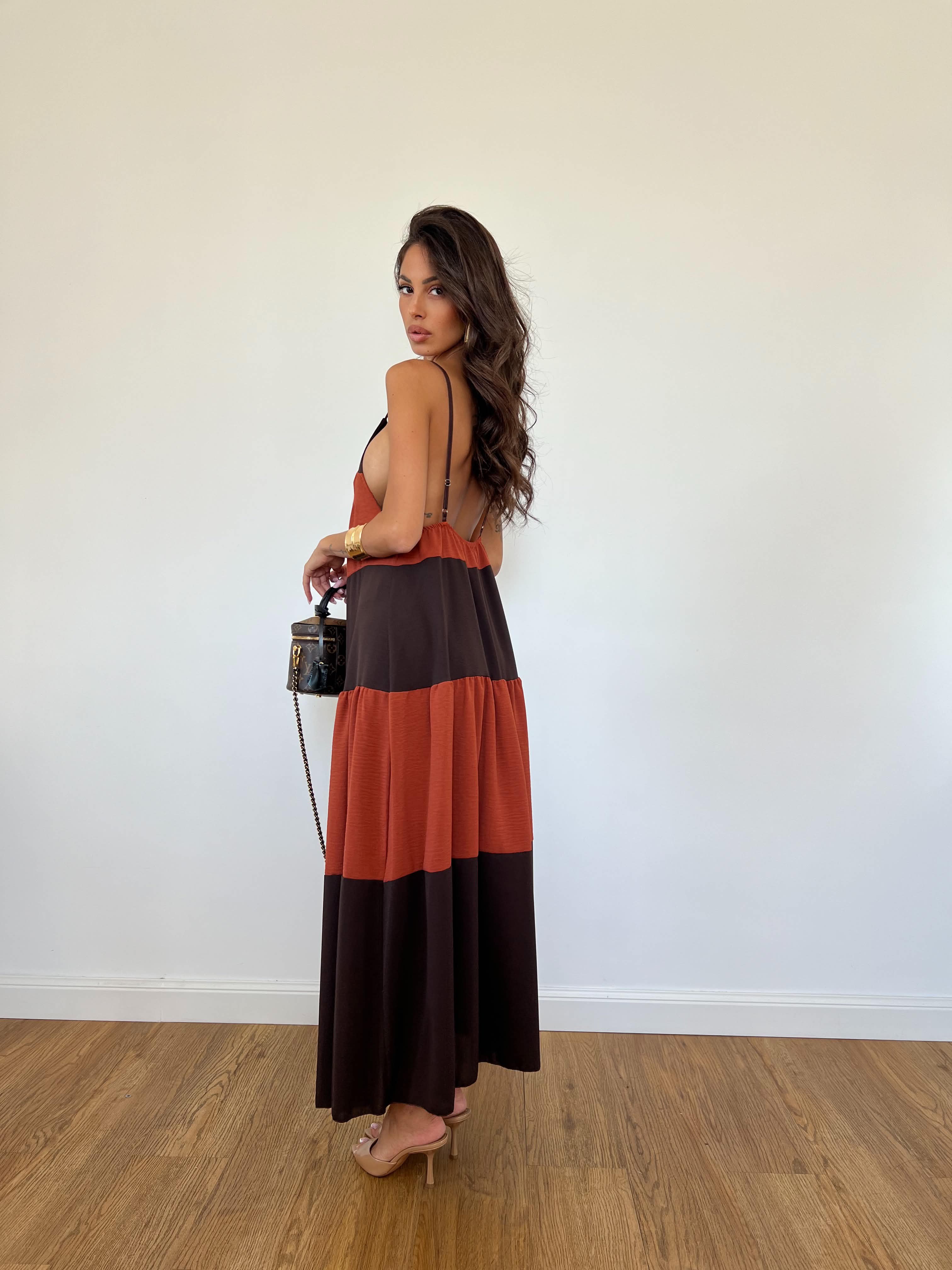 Vestito Melody Ruggine