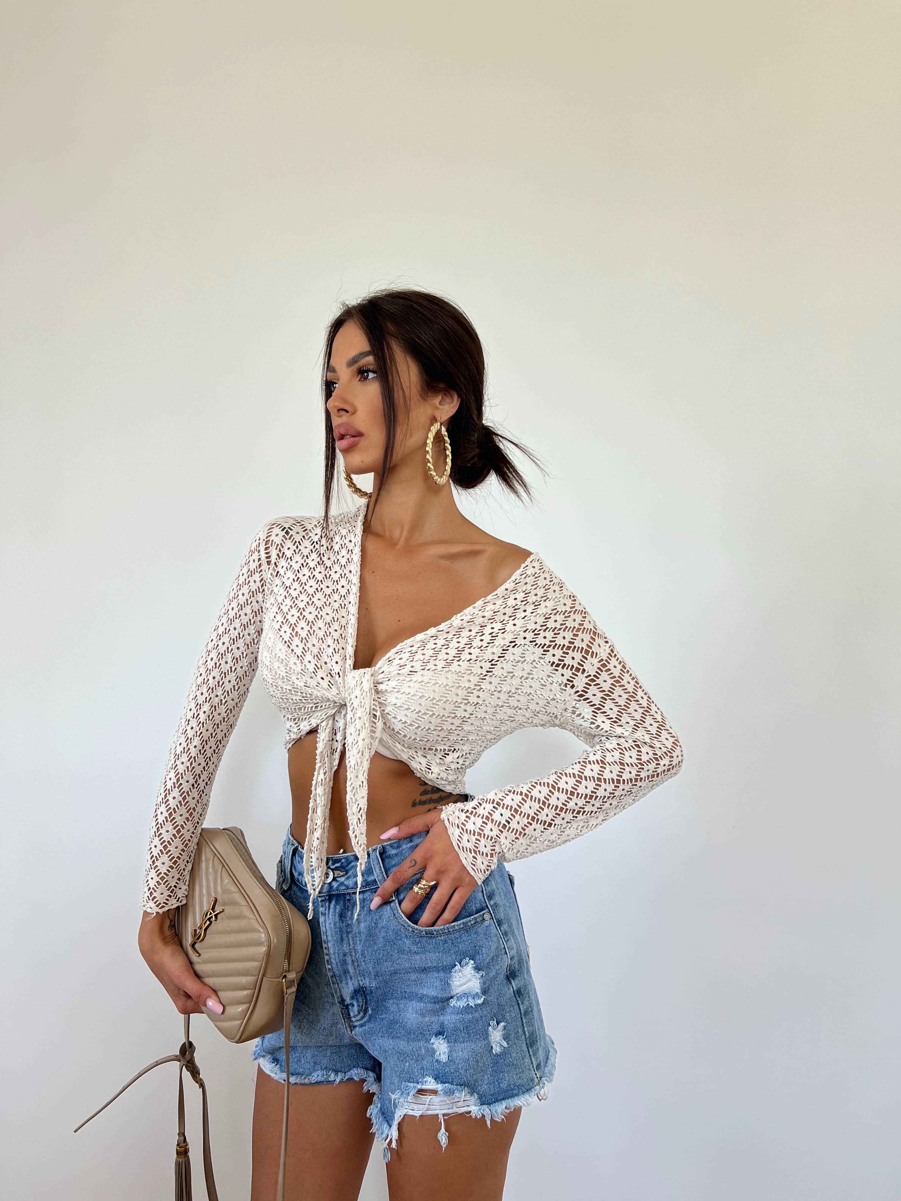 Cardigan Esra Sabbia