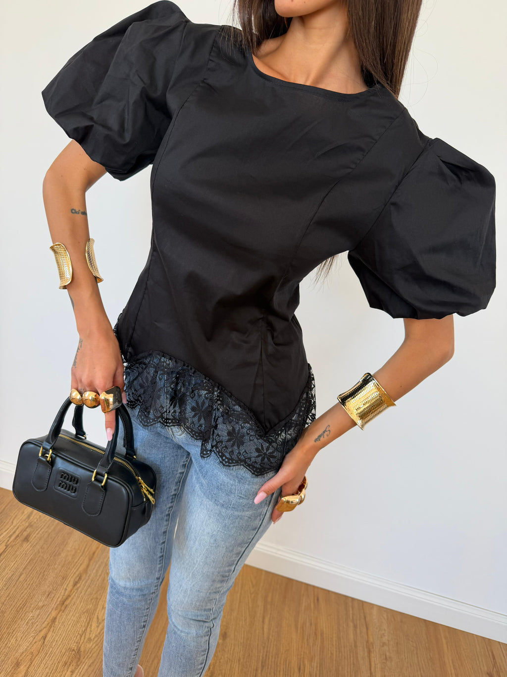 Camicia Marie Nera