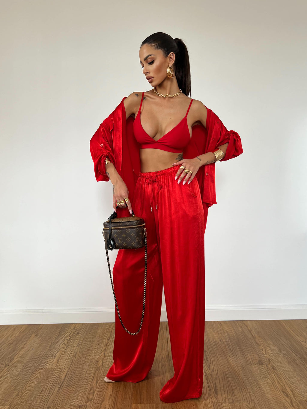 Top Bralette Rosso