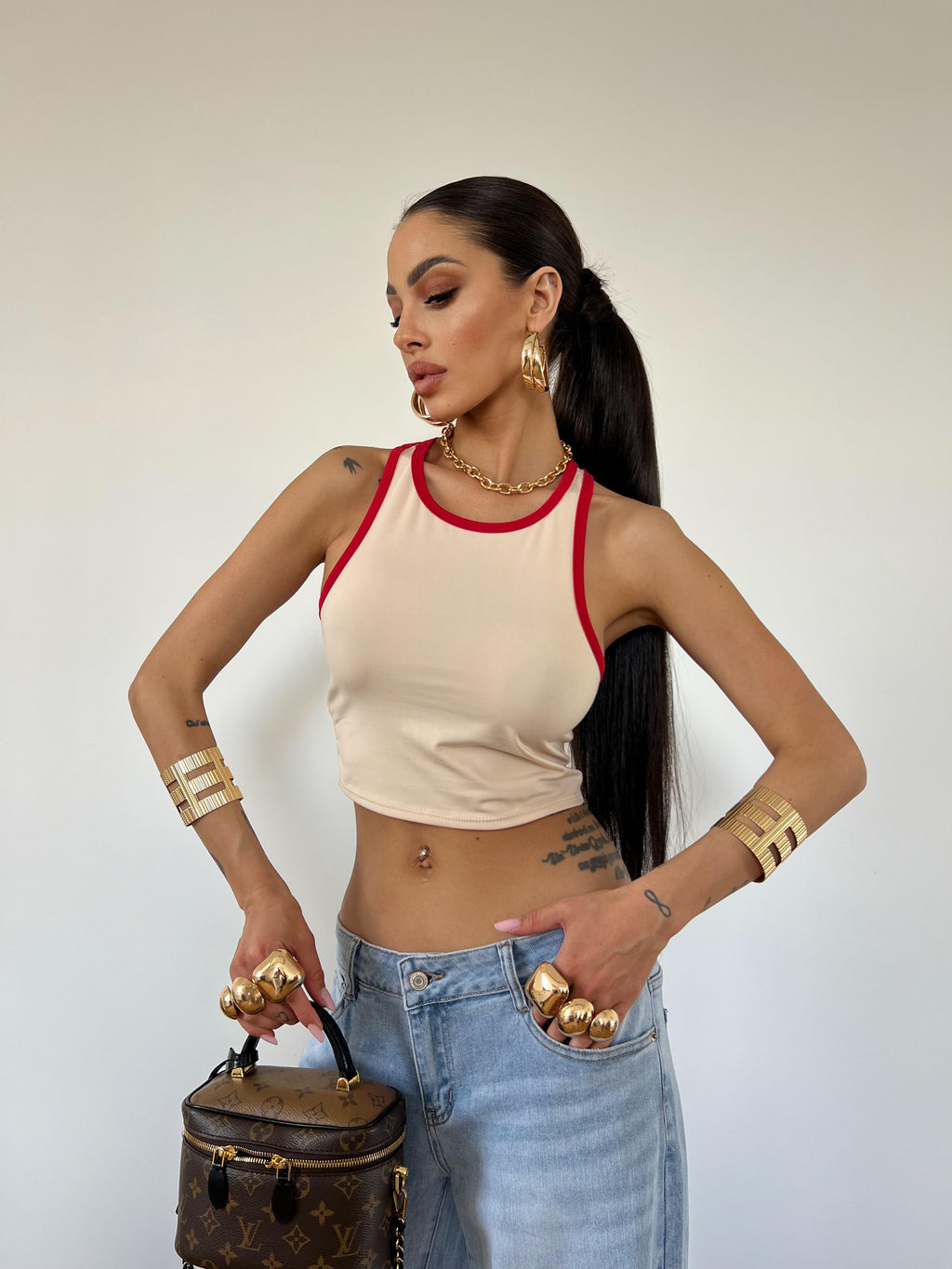 Top Basket Beige