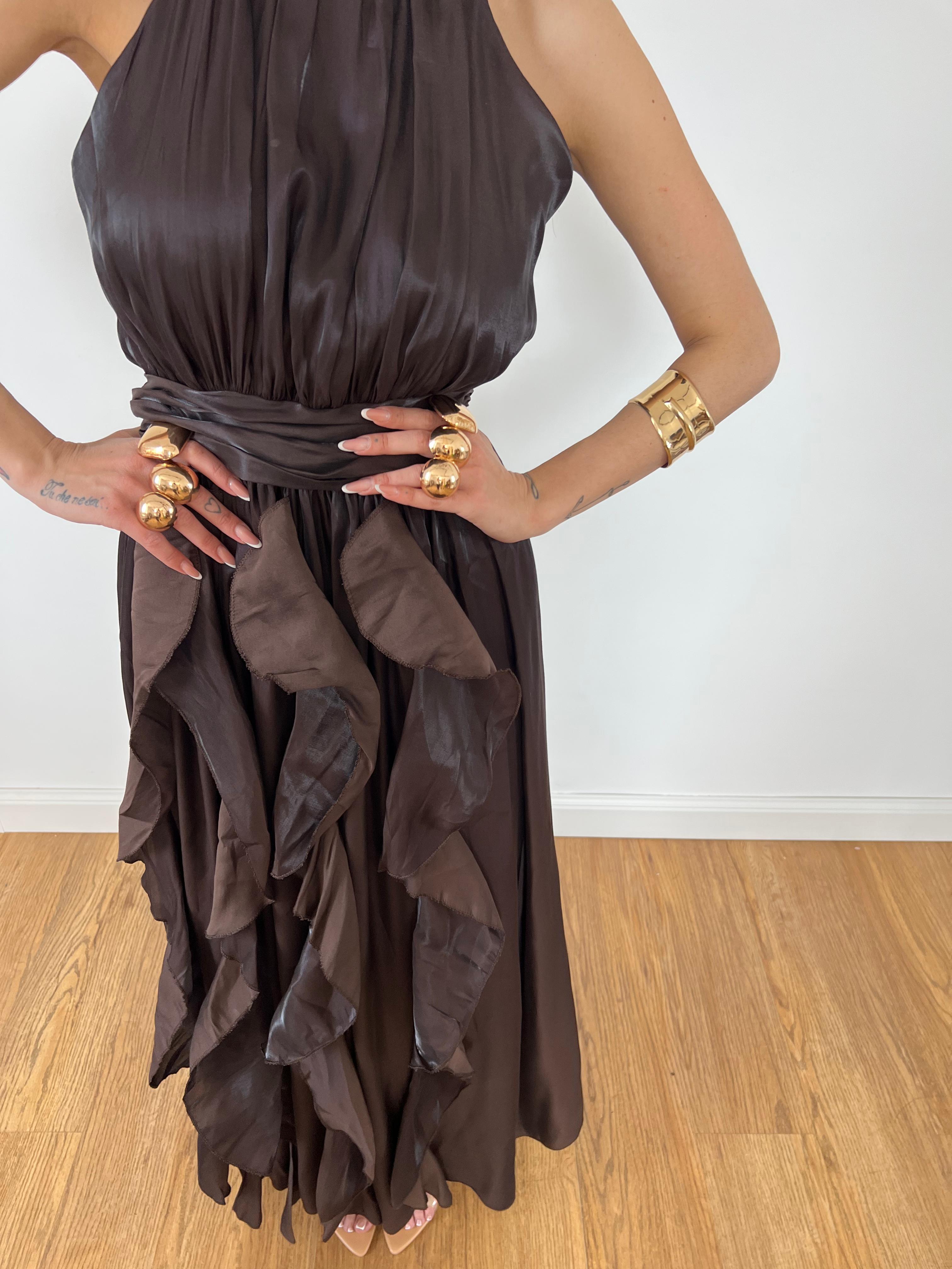 Vestito Fleur Cioccolato