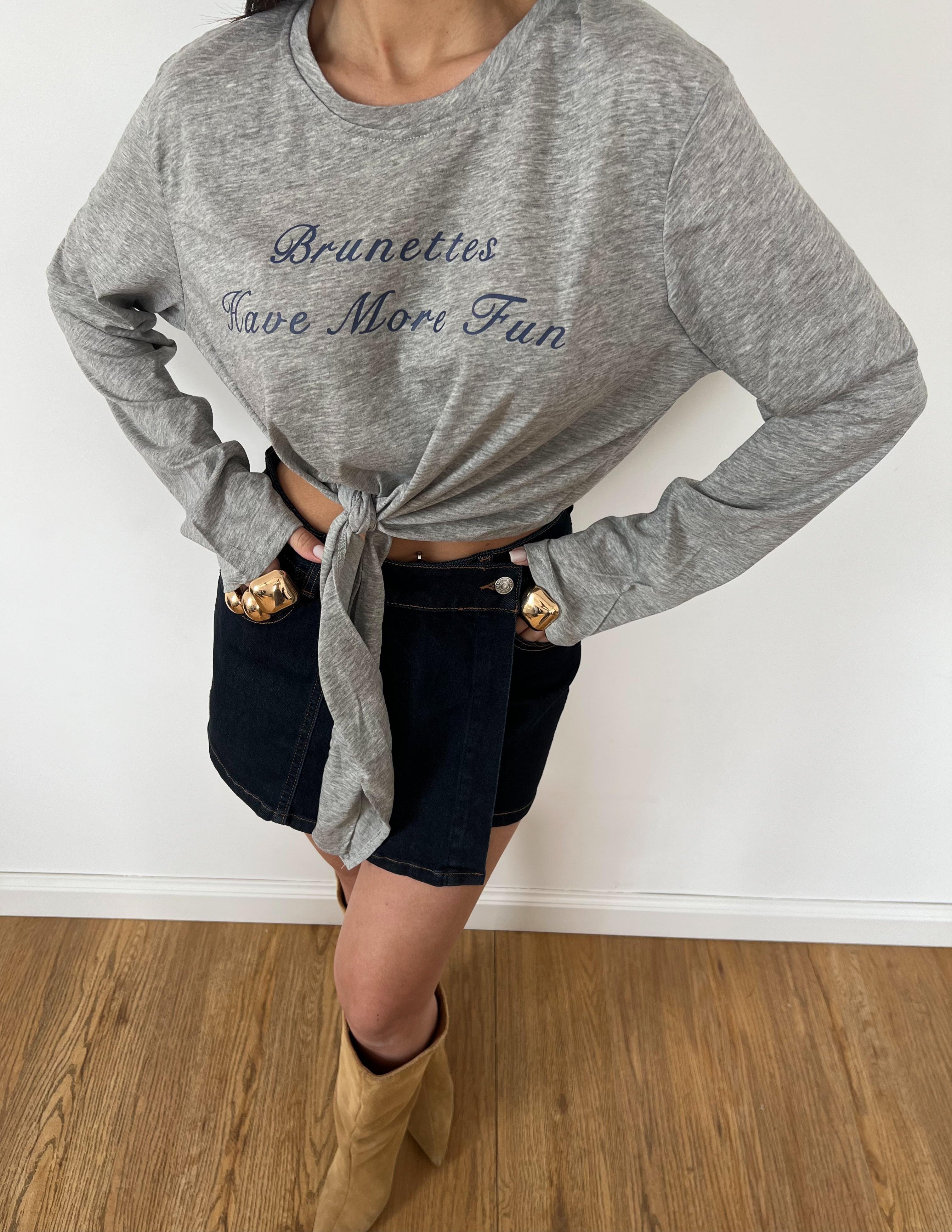 Maglia Le More Grigia