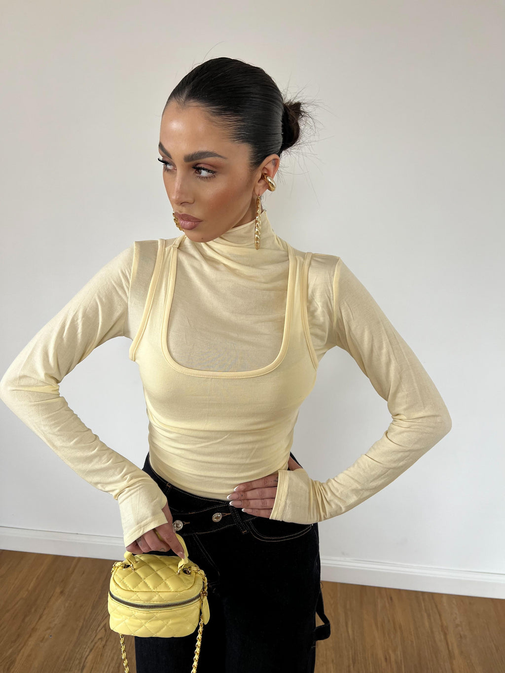 Maglia Twin Blend Gialla