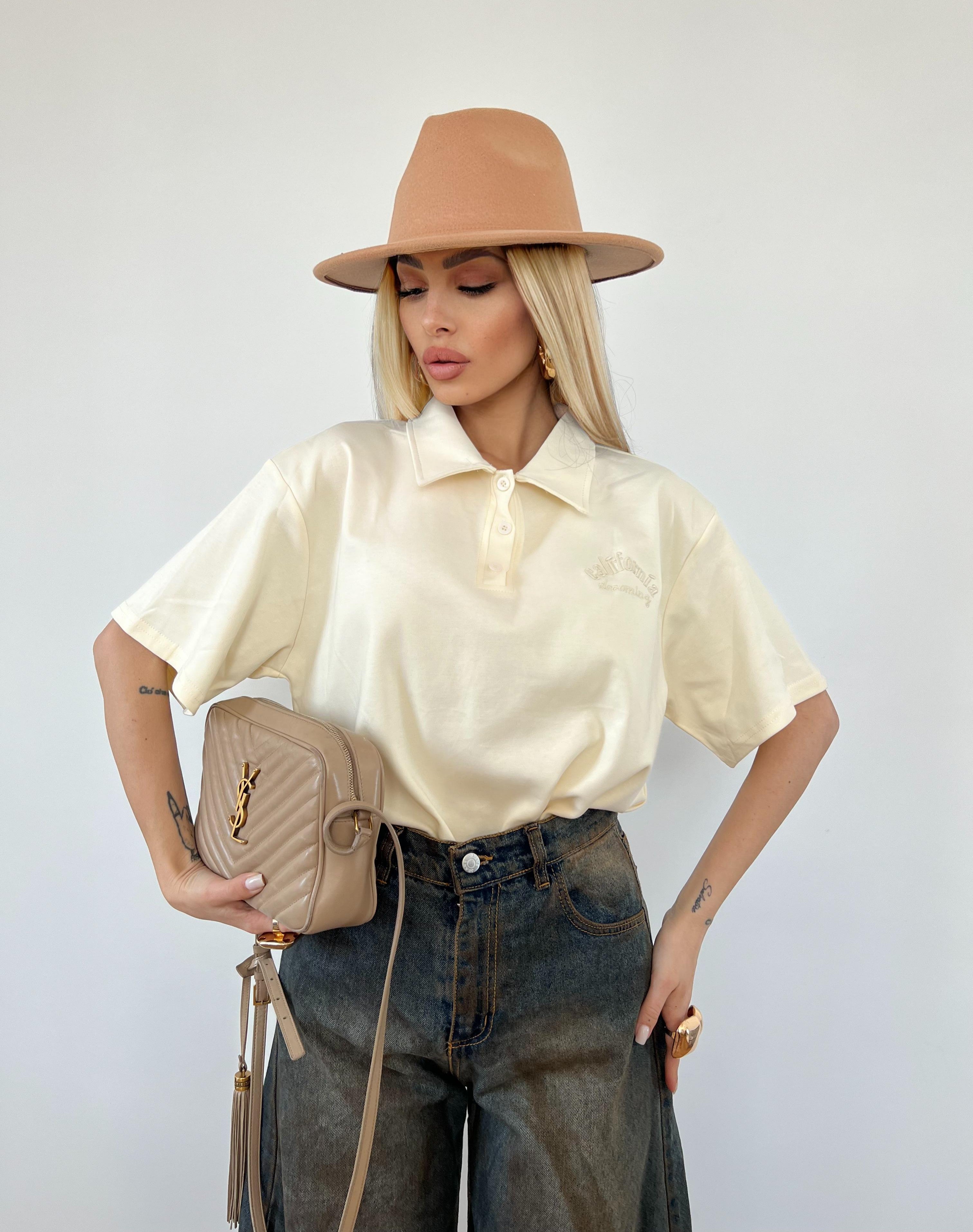 Maglia Polo California Beige