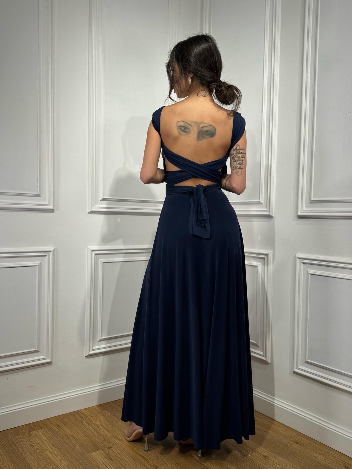 Vestito Infinity Blu Notte