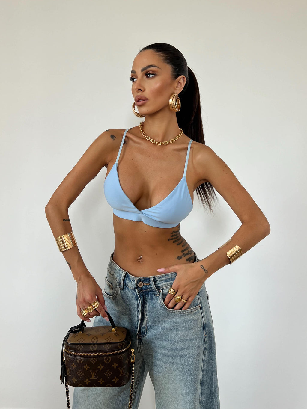 Top Bralette Azzurro