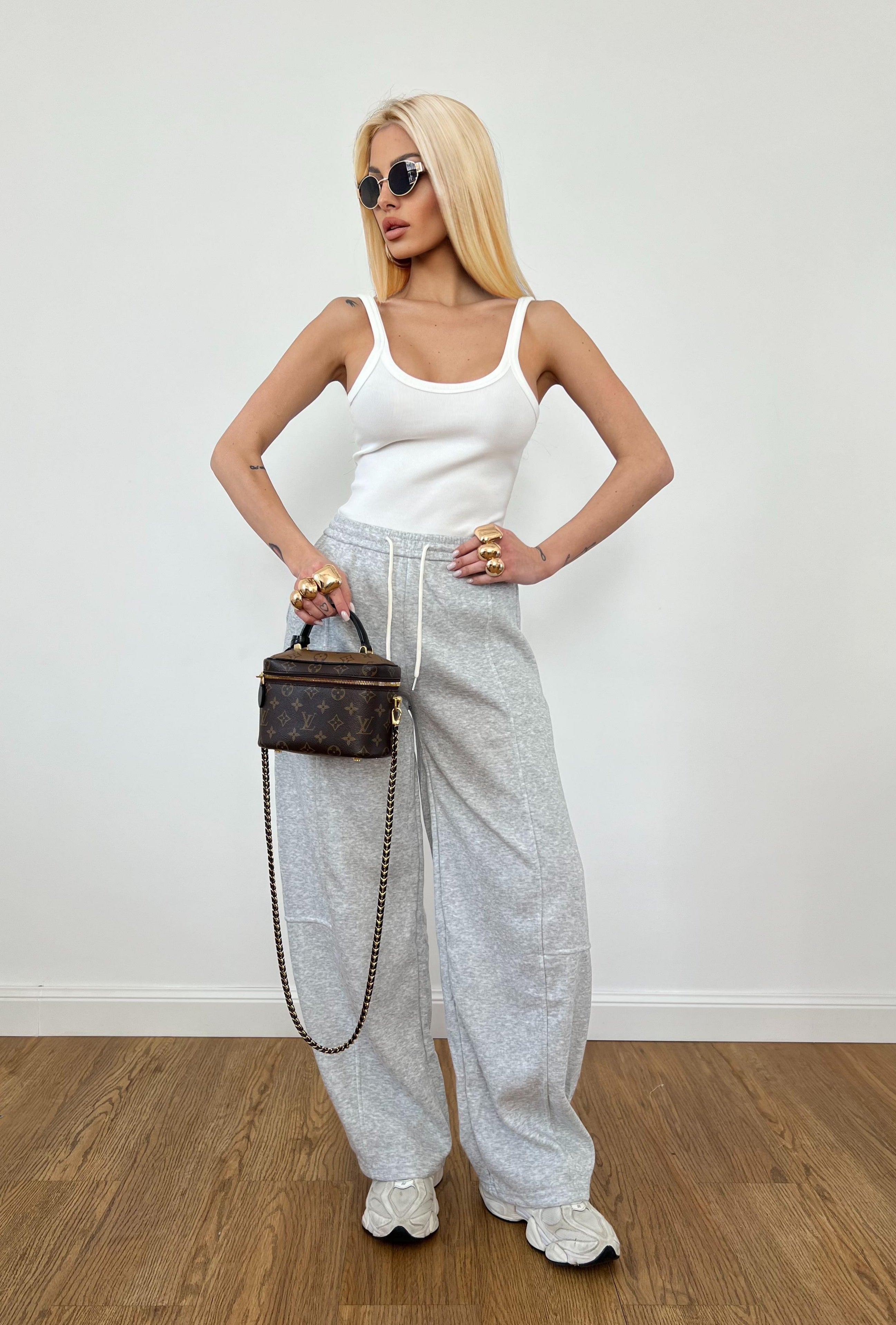 Pantalone Tuta United States Grigio