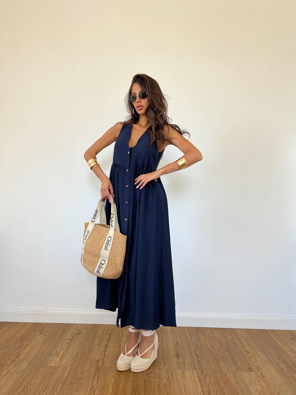 Vestito Dora Blu Notte