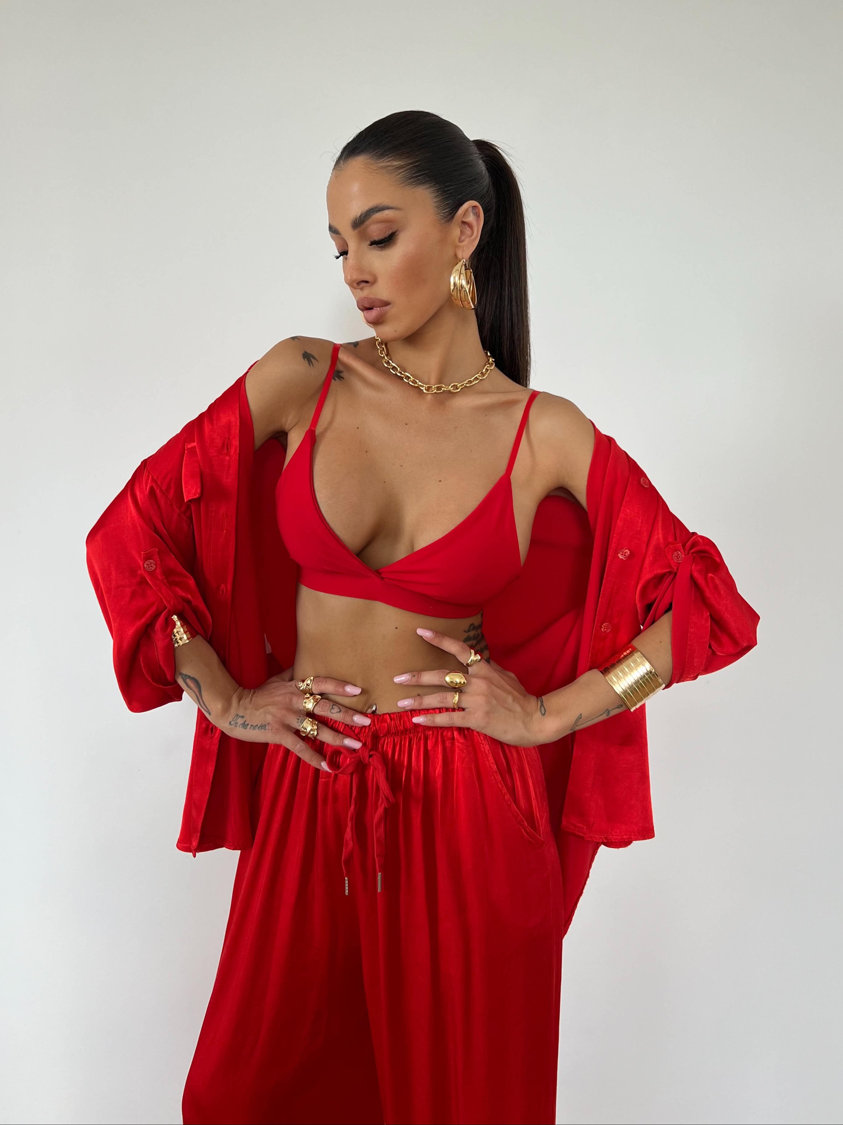 Top Bralette Rosso
