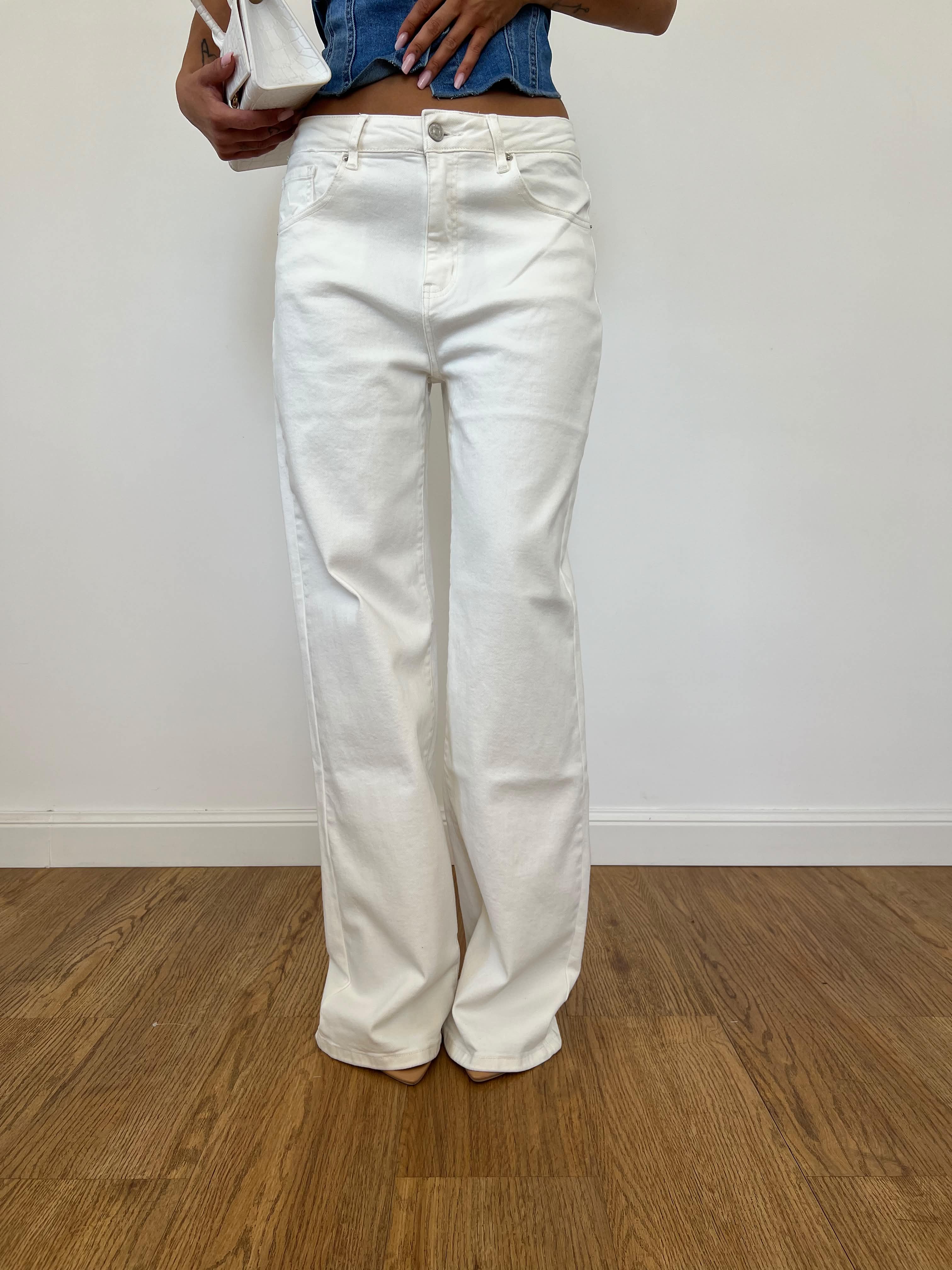 Jeans White Star